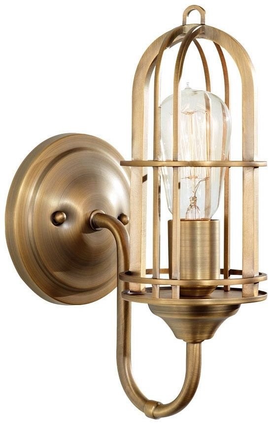 WB1703DAB - 1 Bulb Wall Bracket, Dark Antique Brass