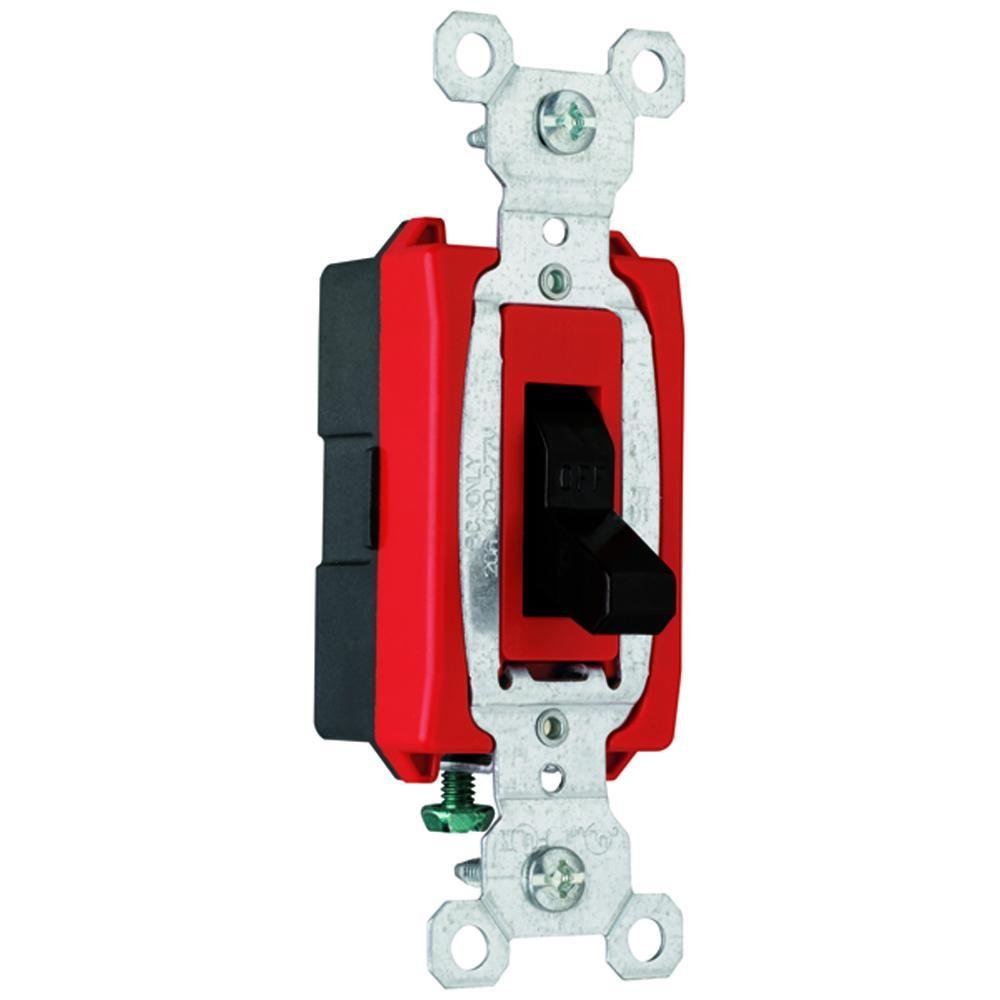 CSB20AC1-BK - Hard Use Specification Grade Switch, Black