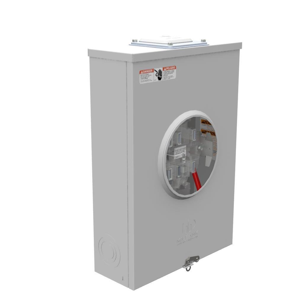 Picture of U9701-RXL-QG - 7 Terminal Ringless Large Hub Open Adapt To Small Closing Plate Quadplex Ground Lever Bypass