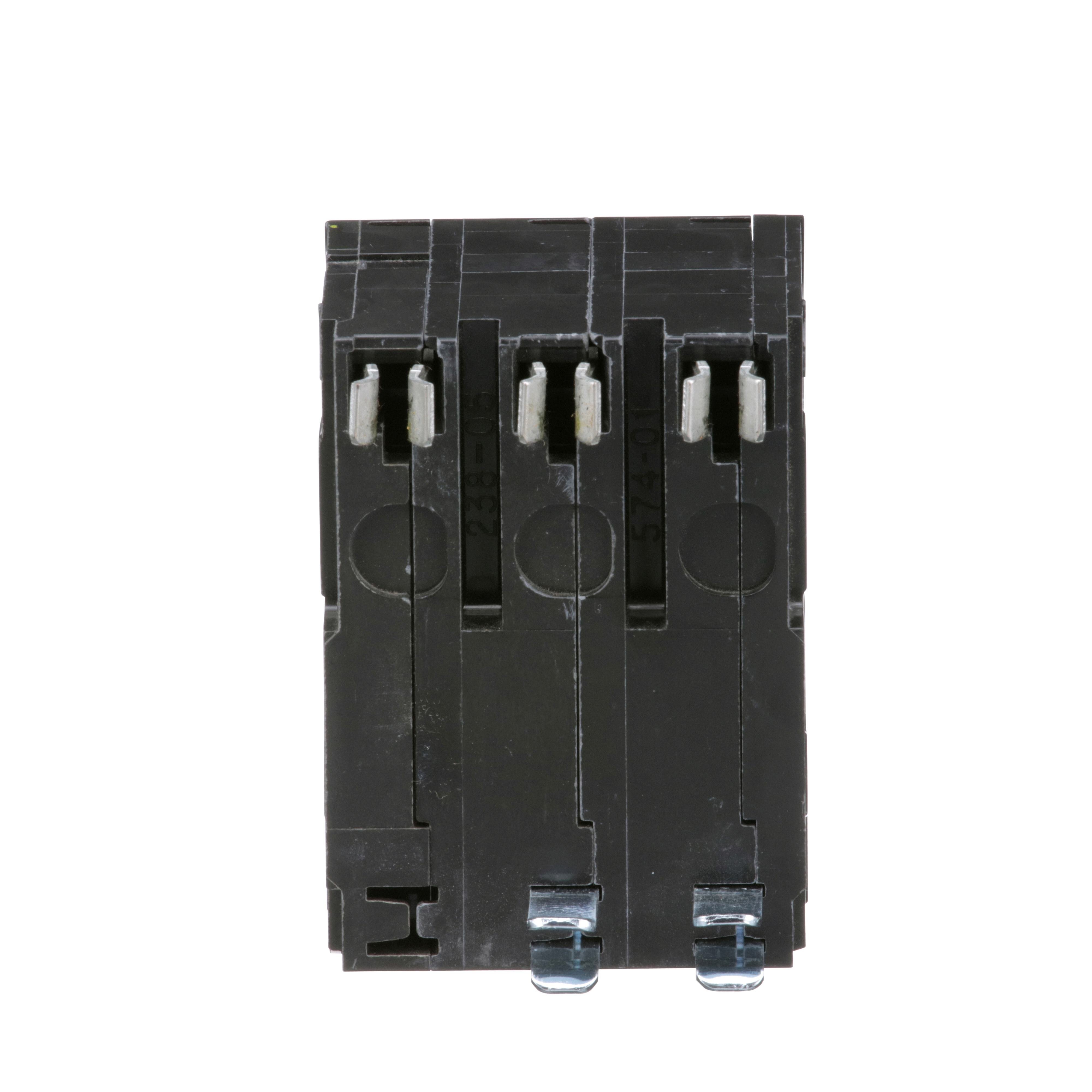 Picture of QO350 - Mini circuit breaker, QO, 50A, 3 pole, 120/240VAC, 10kA, plug in
