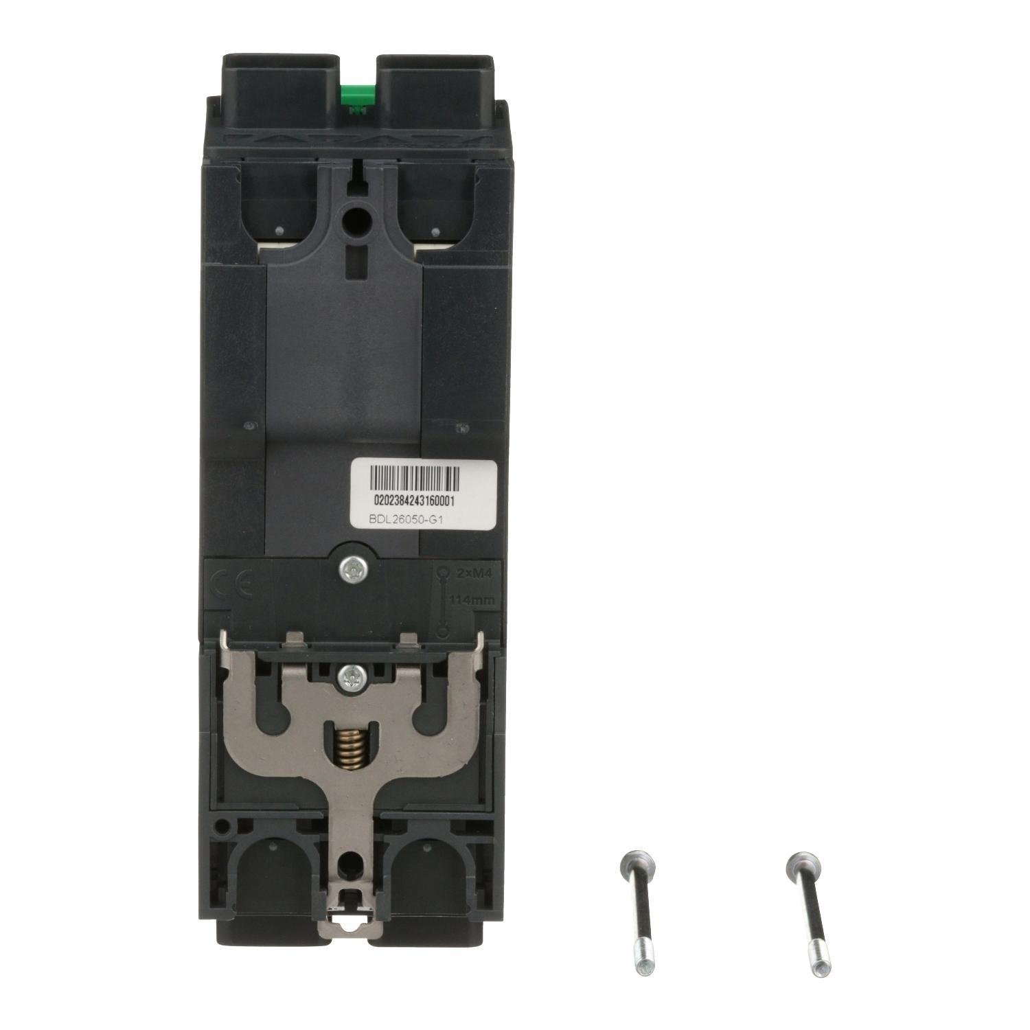 Picture of BDL26050 - Circuit breaker, PowerPacT B, 50A, 2 pole, 600Y/347VAC, 14kA, lugs, thermal magnetic, 80%