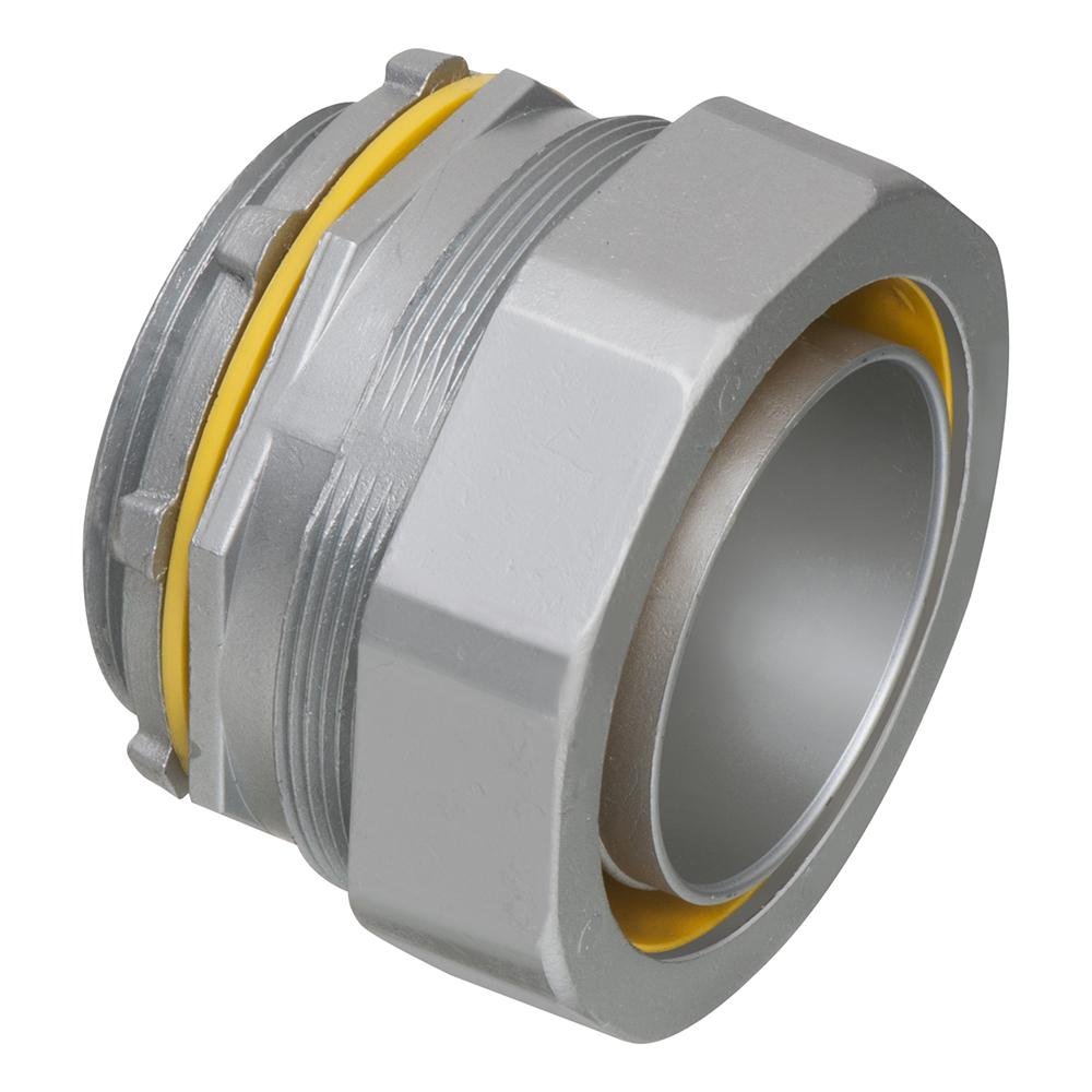 LT200 - Straight, zinc die-cast connector for use with metallic or non metallic liquid tight conduit type B only. 2" Trade Size.