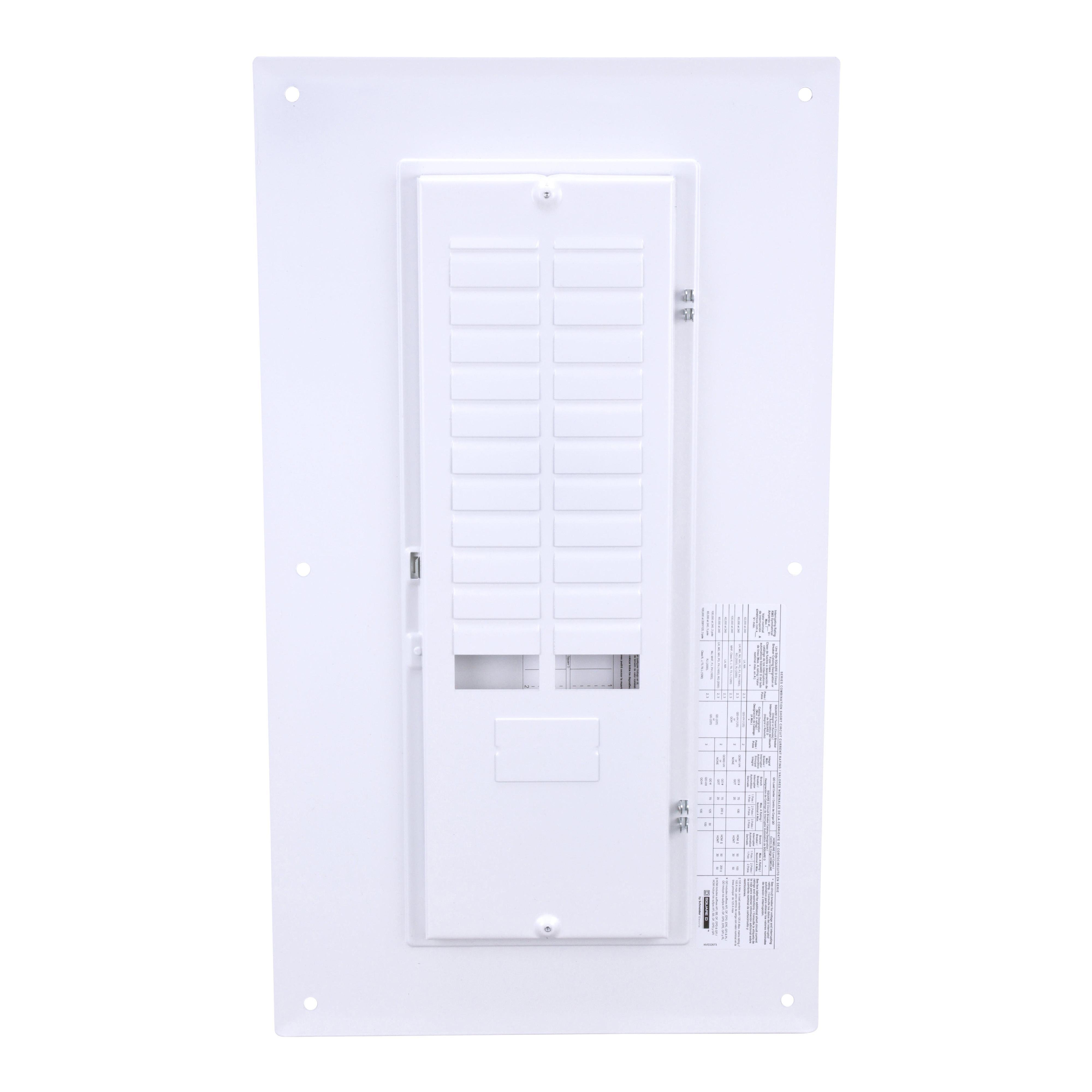 Picture of HOMC24UCW - Replacement cover, Homeline, for 24 space load center, combination flush and surface, white