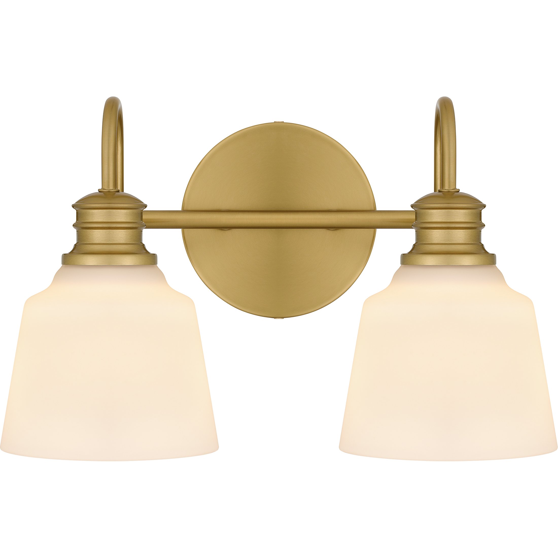 HIN8614AB - Hinton 2 Light, 14" Aged Brass Wall Bath Light