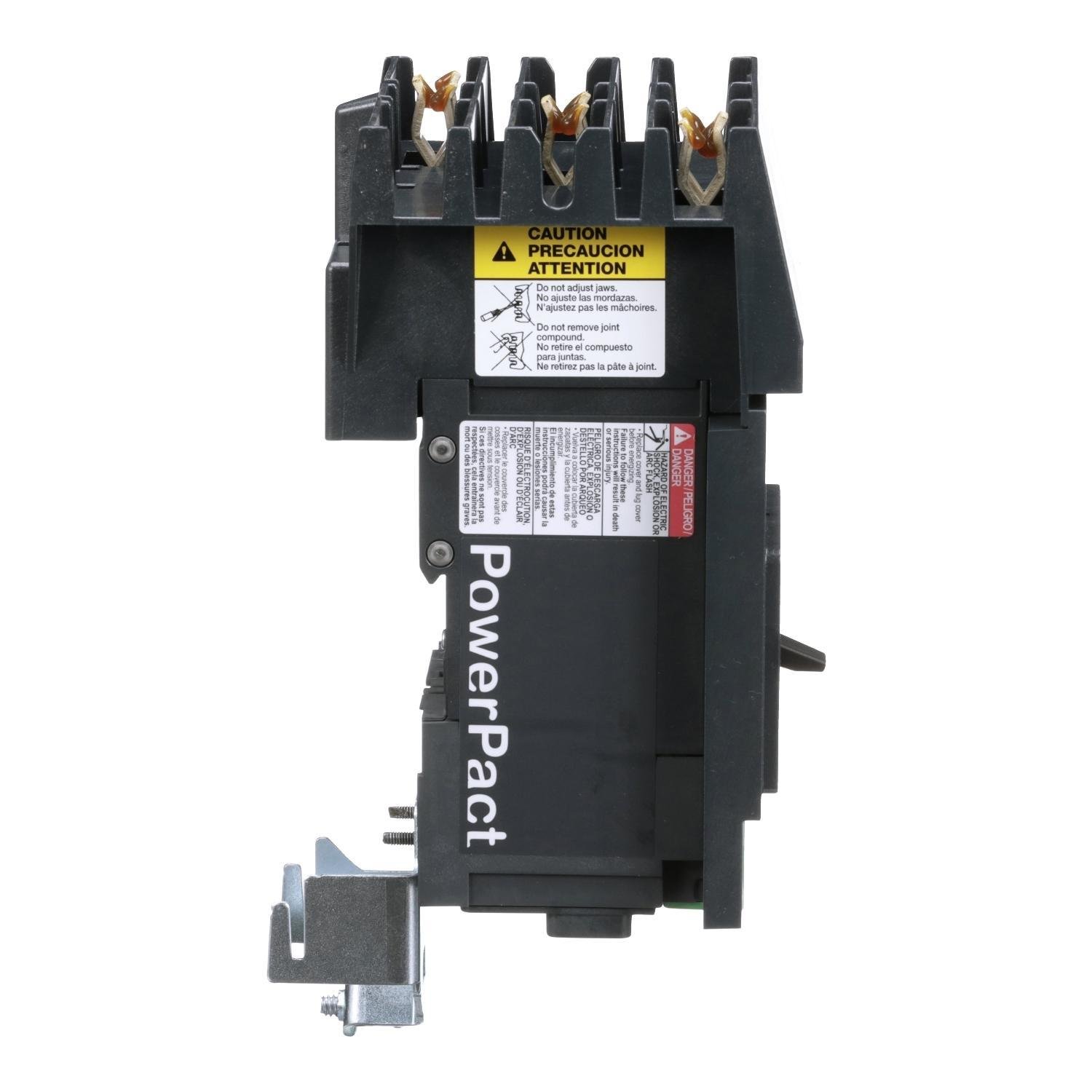 Picture of BDA34100Y - Circuit breaker, PowerPacT B, 100A, 3 pole, 480Y/277VAC, 18kA, I-Line, thermal magnetic, 80%, ABC
