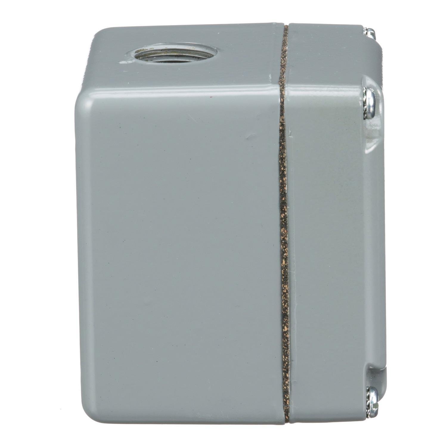 Picture of 9001KY1 - 30mm Push Button, Types K or SK, empty push button enclosure, cast aluminium, one 30 mm hole, NEMA 4 and 13