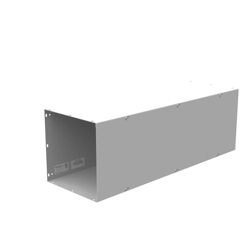 Picture of 121236-GSC1-NK - 12x36x12 Screw Cover Wireway Type 1 UL Listed Steel No Knockouts ANSI 61 Gray