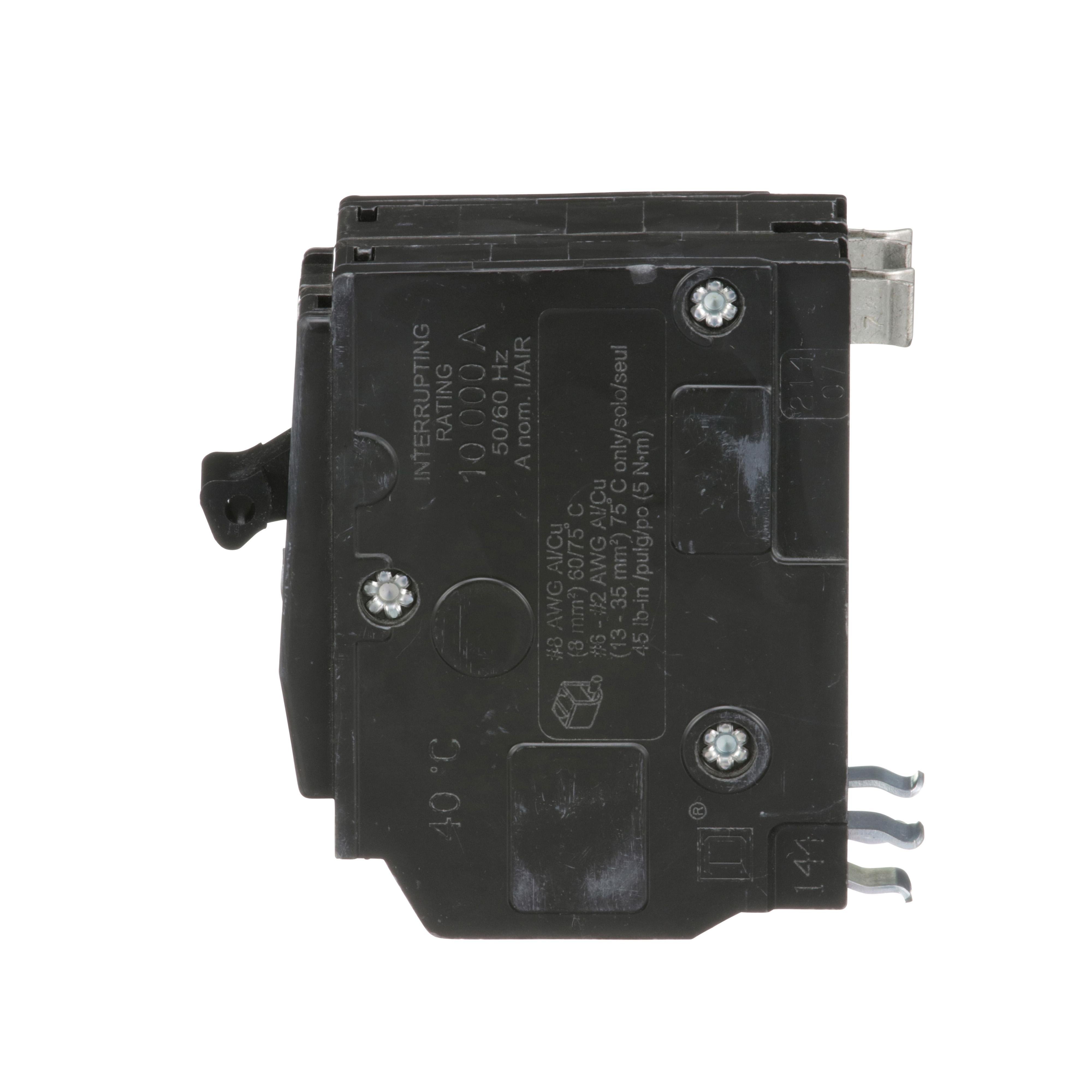 Picture of QO260 - Mini circuit breaker, QO, 60A, 2 pole, 120/240VAC, 10kA, plug in