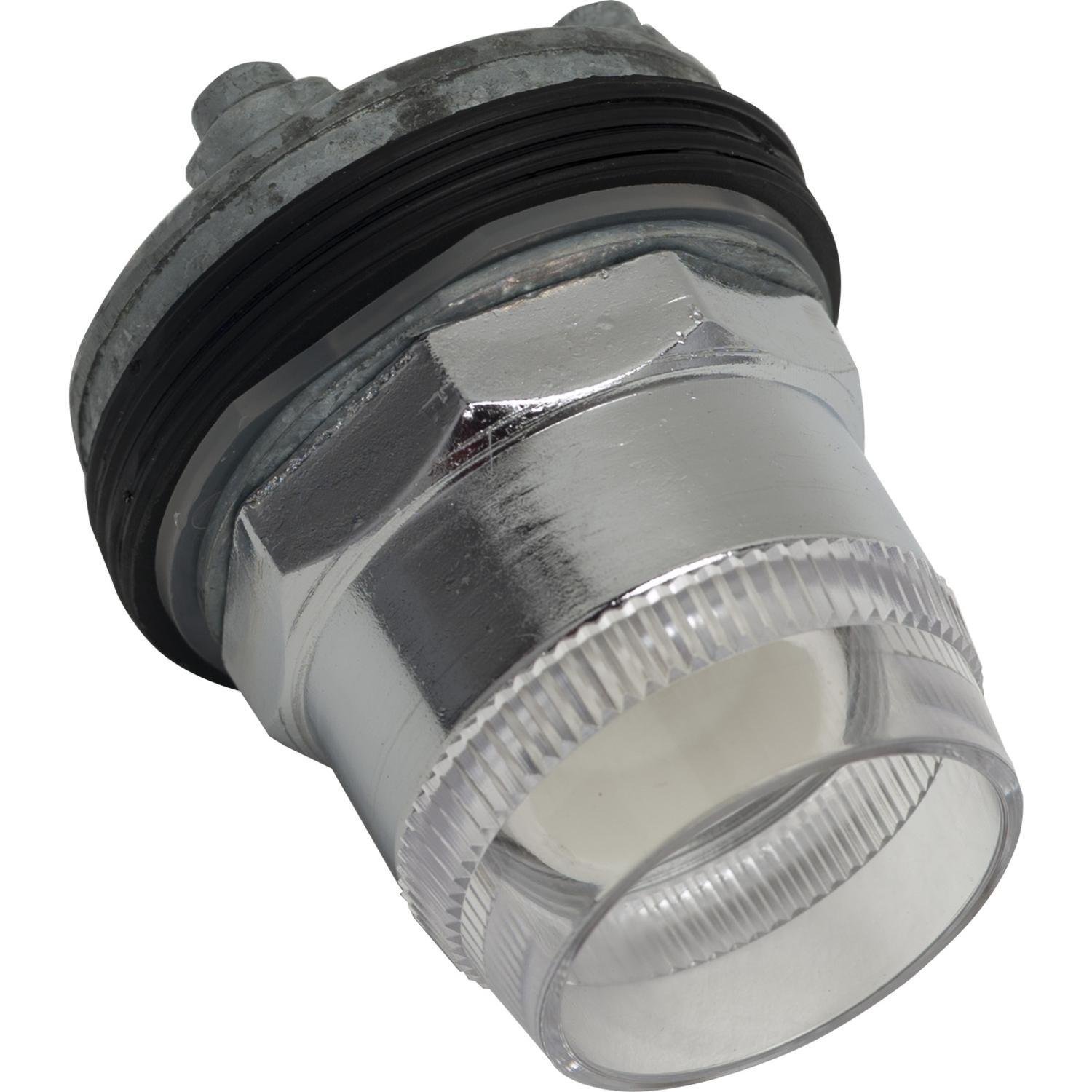 9001K1L - Illuminated push button head, Harmony 9001K, metal, plastic guard flush, without cap, 30mm, spring return, without bulb