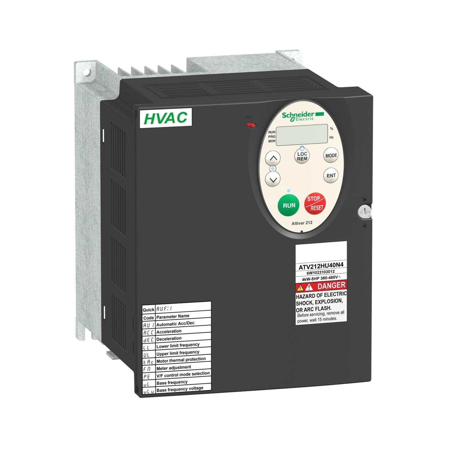 Picture of ATV212HU40N4 - variable speed drive, Altivar 212, 4kW, 5hp, 480V, 3 phases, with EMC, IP21
