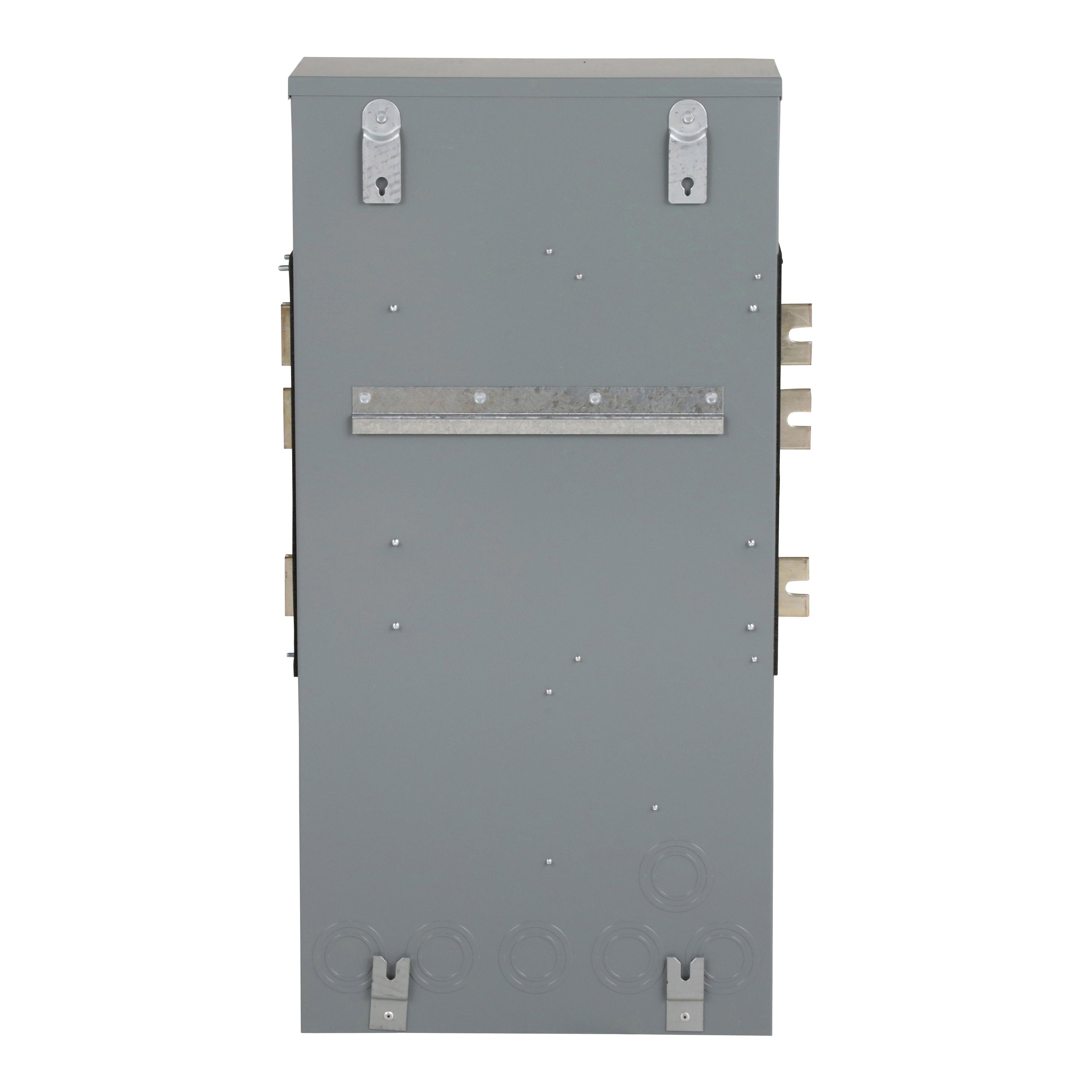 Picture of EZML111225 - Branch unit, EZ Meter-Pak, 225A, 1 x 5 jaw socket, 120/240VAC, lever bypass, ringless, 1200A Al/Cu busbar