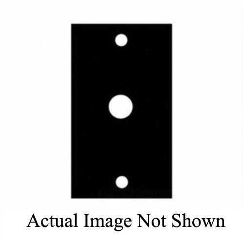86201 - 1 Gang Tel 5/8 Inch Hole White Metal Plate