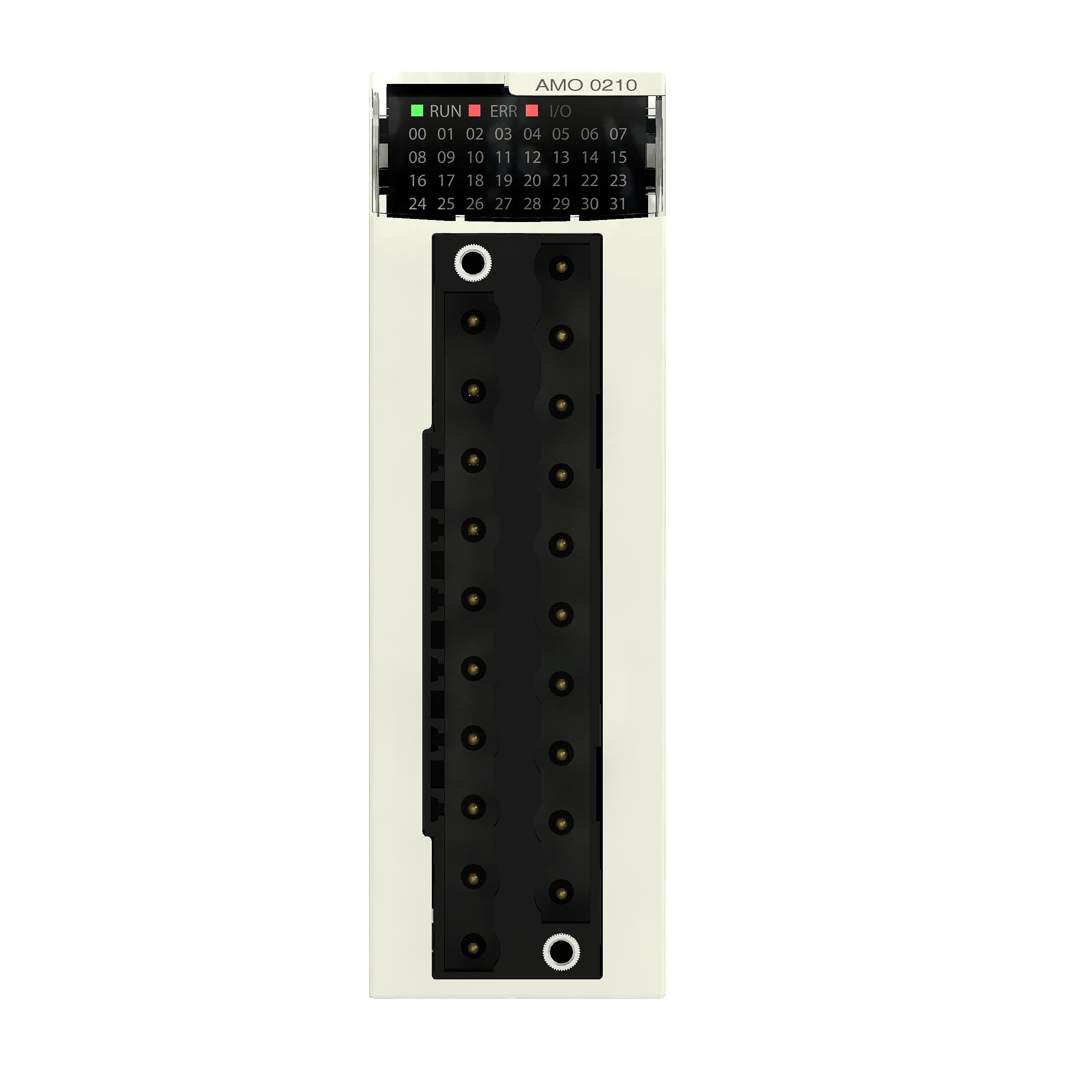 BMXAMO0410 - analog isolated high level output module, Modicon X80, 4 outputs, 0 to 20mA, 4 to 20mA, 10V positive or negative