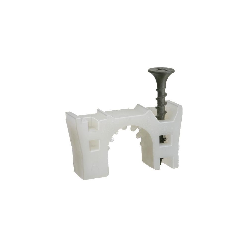 NM310 - Non metallic stackable AC MCI Flex cable strap. Holds up to 5 runs of cable on wood or steel studs. Can be used in environmental air handling spaces. Can be used for support and positioning.