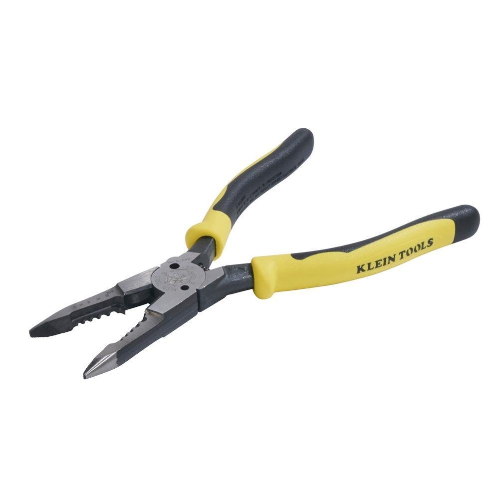 J206-8C - Pliers, All-Purpose Needle Nose, Spring Loaded, Cuts, Strips, 8.5-Inch