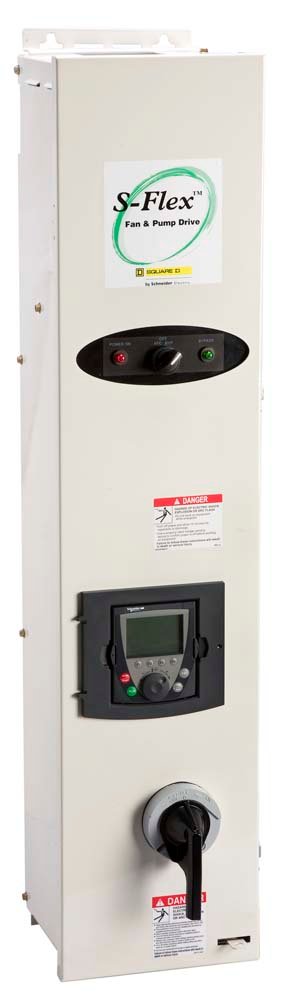 Picture of SFD212RG4YB07D07 - variable speed drive, Sflex Altivar 212, 460V AC, 3 phase, 75hp, enclosed drive, bypass, LINECONT, L