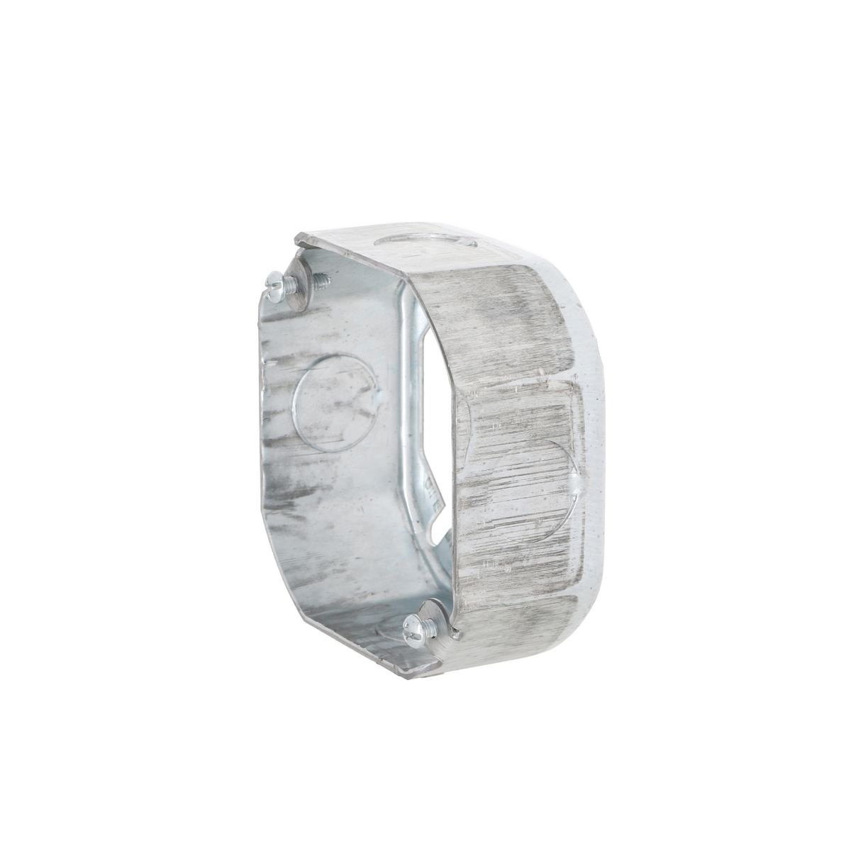 Picture of 128 - 4 in. Octagon Extension Ring, Drawn, 1-1/2 in. Deep, Four 1/2 in. KO's