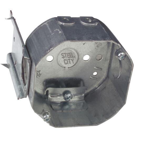 54171 NL - 4" Octagonal Non Metallic Cable Box With Bracket