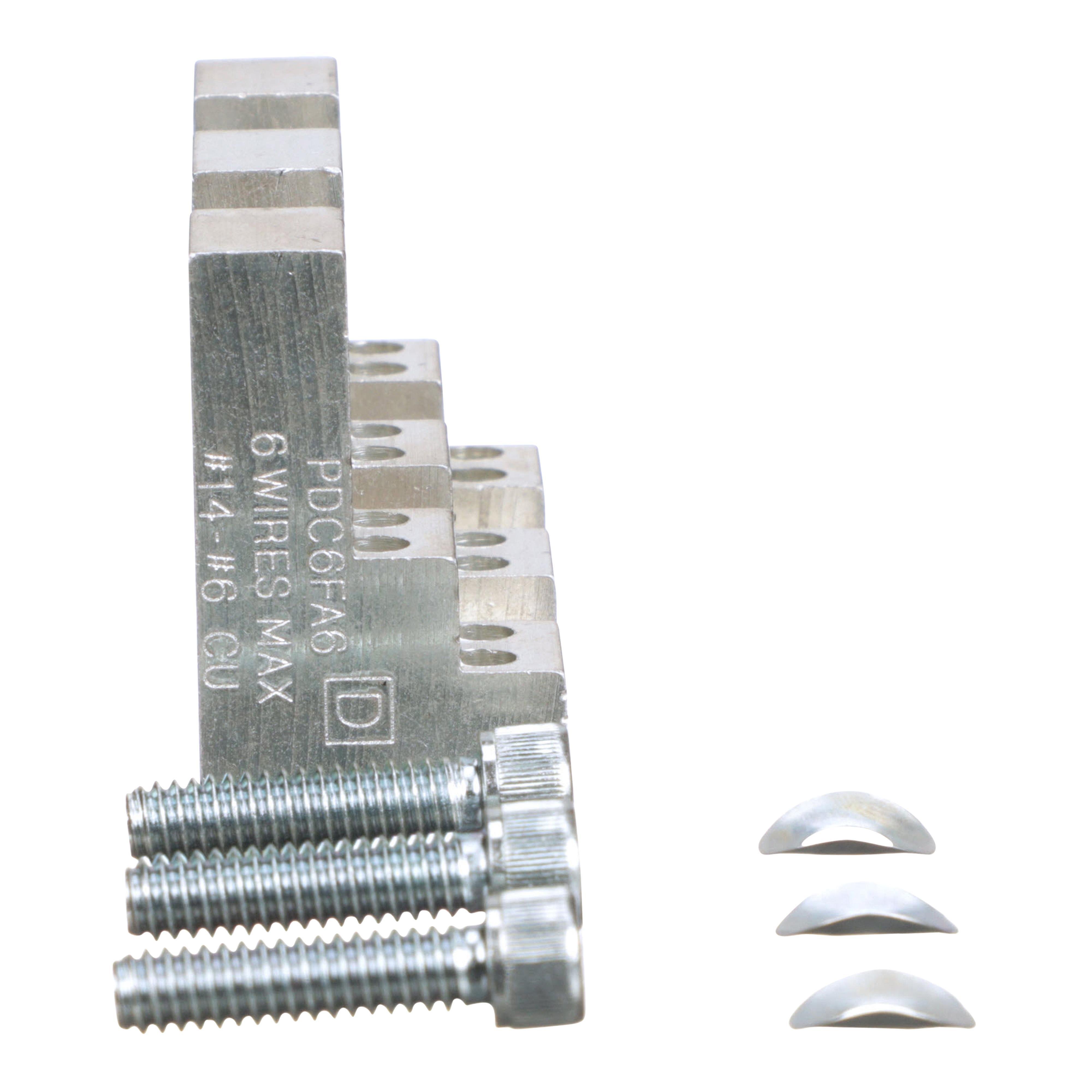 Picture of PDC6FA6 - Circuit breaker accessory, FA/FH/FC, connector, power distribution, 15A to 100A, qty 3