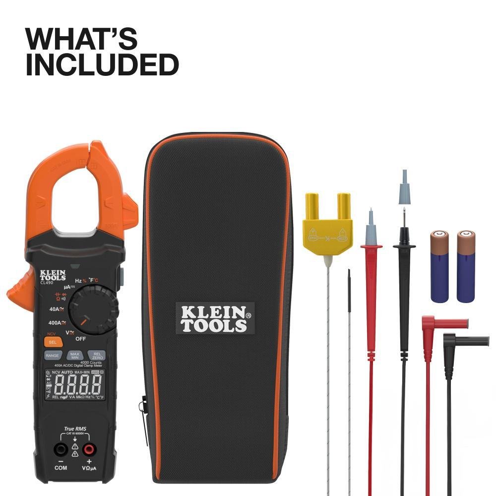 Picture of CL490 - 400A AC/DC Dual-Display Auto-Ranging Digital Clamp Meter