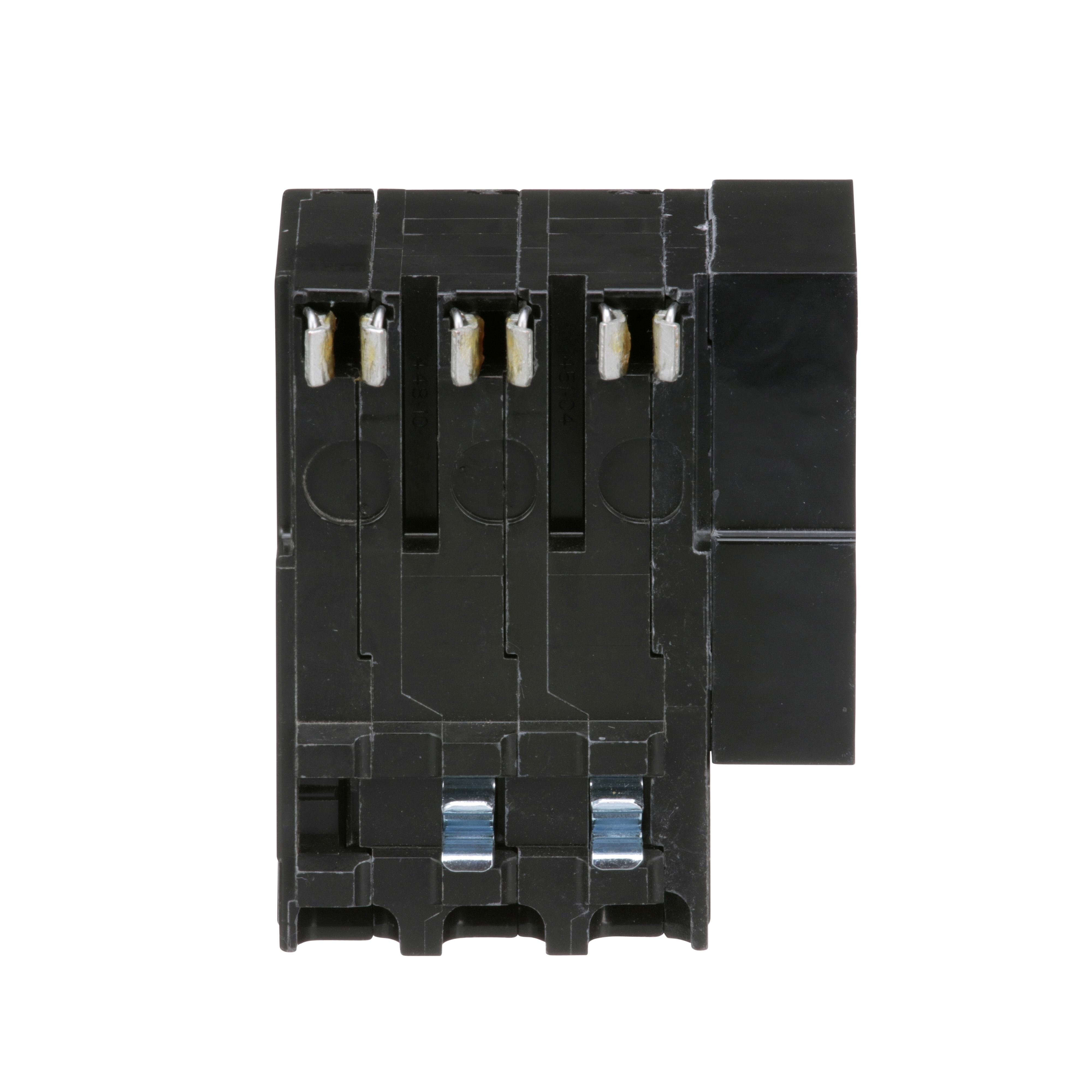 Picture of QO31001021 - Mini circuit breaker, QO, 100A, 3 pole, 120/240VAC, 10kA, plug in, AC shunt