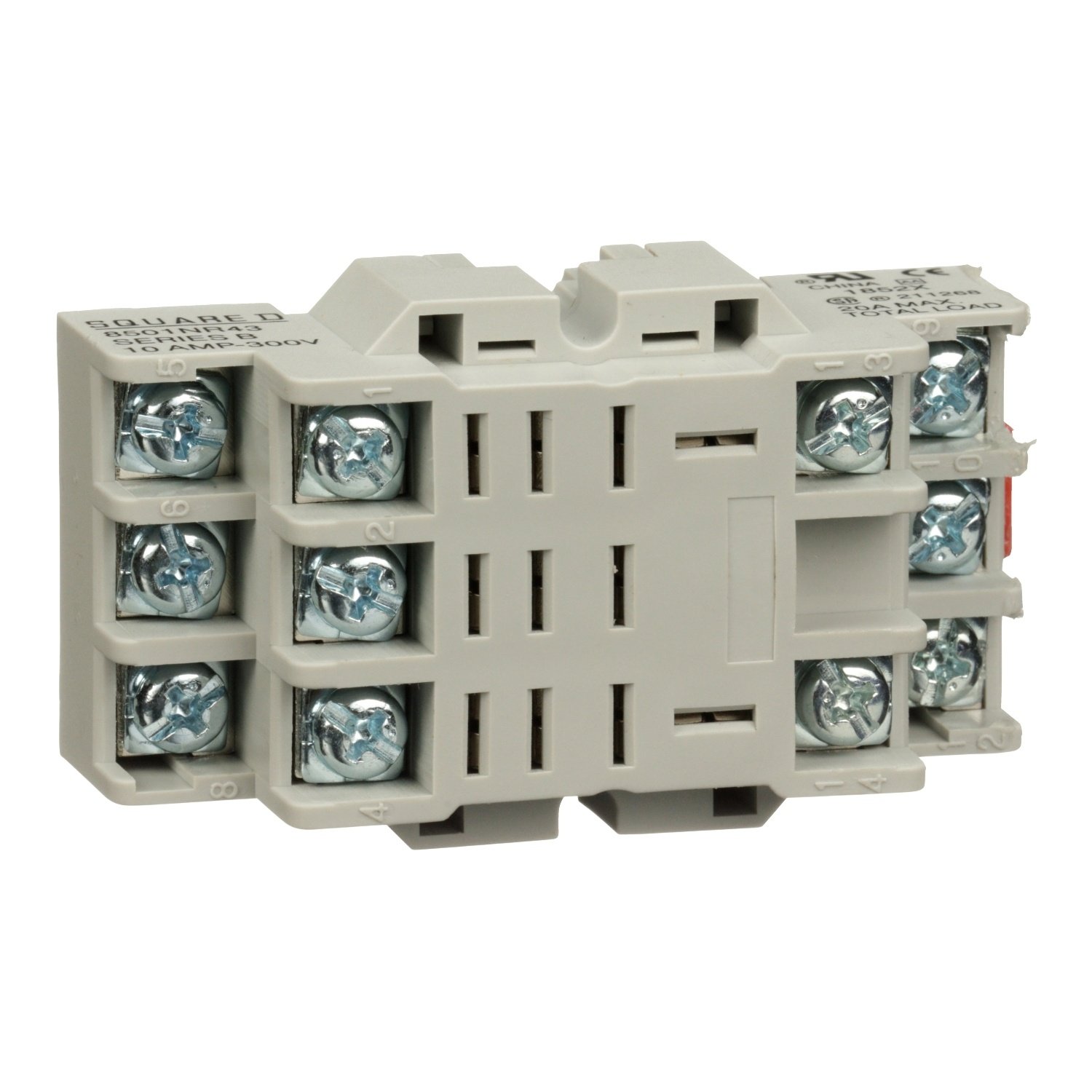 8501NR43 - Plug in relay, Type N, relay socket, 11 blade, for 8510R relays