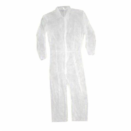 09903 - SUPERTUFF® POLYPROPYLENE PAINTER’S COVERALLS w/ Elastic Back and Wrists, Large, 12 pack