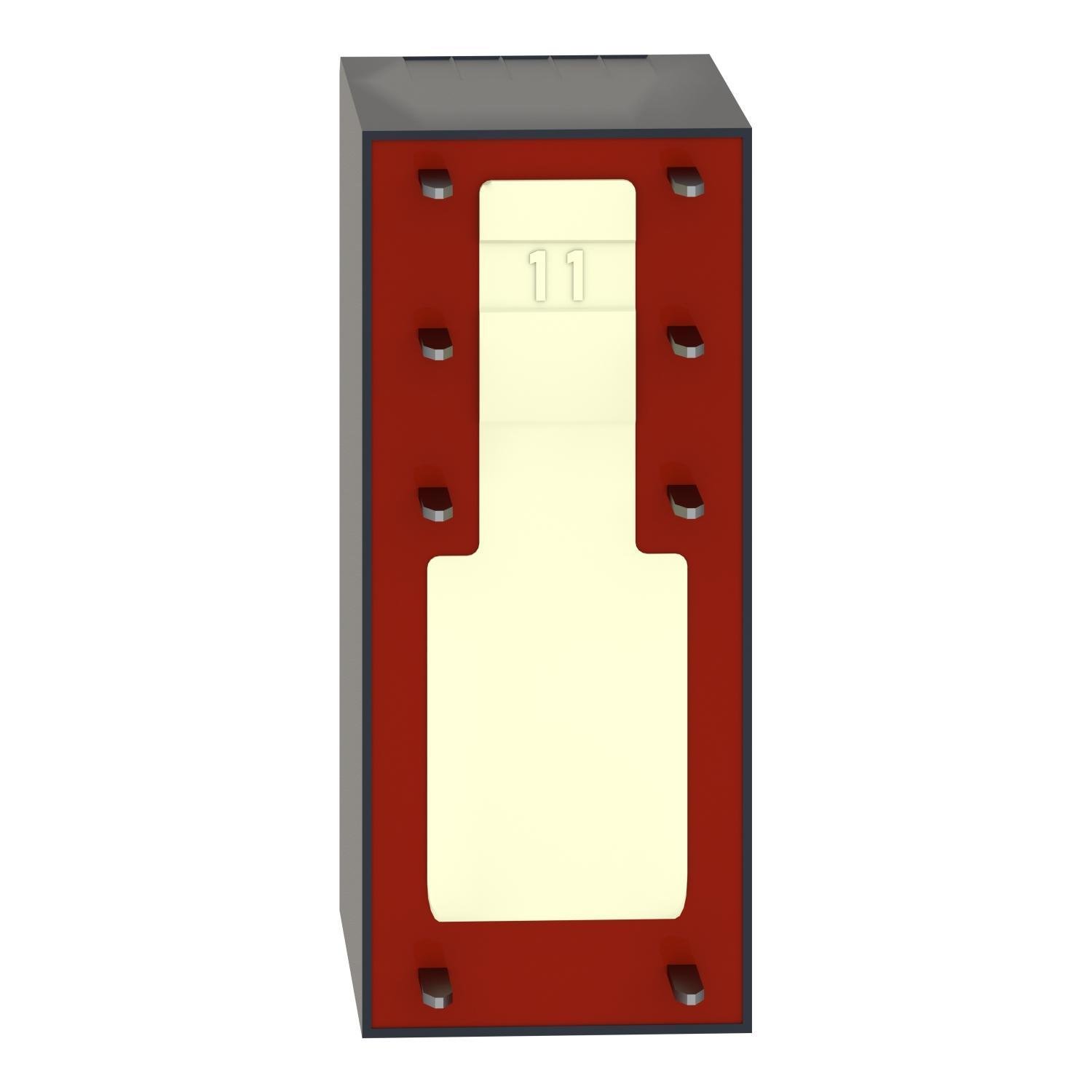 Picture of RSB1A120F7 - interface plug-in relay, Harmony electromechanical relays, 12A, 1CO, 120V AC