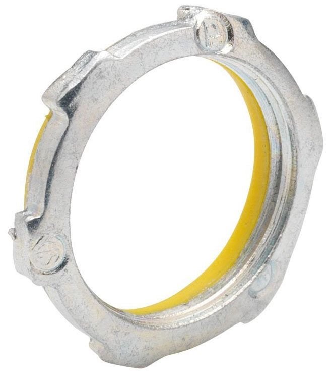 148 - Zinc-Plated Steel Raintight Sealing Conduit Locknut 3"