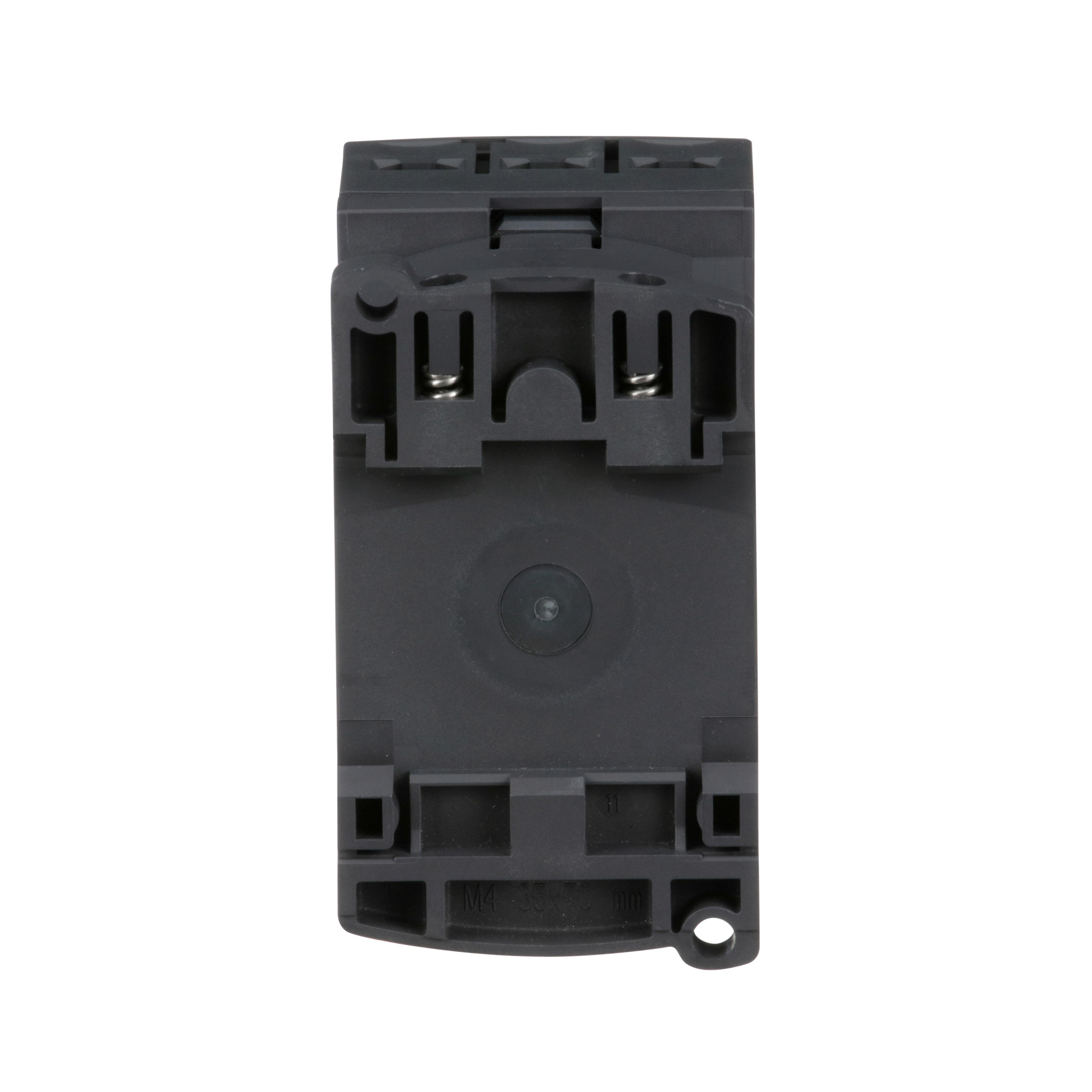 Picture of LC1D09BL - IEC contactor, TeSys Deca, nonreversing, 9A, 5HP at 480VAC, up to 100kA SCCR, 3 phase, 3 NO, low consumption 24VDC coil