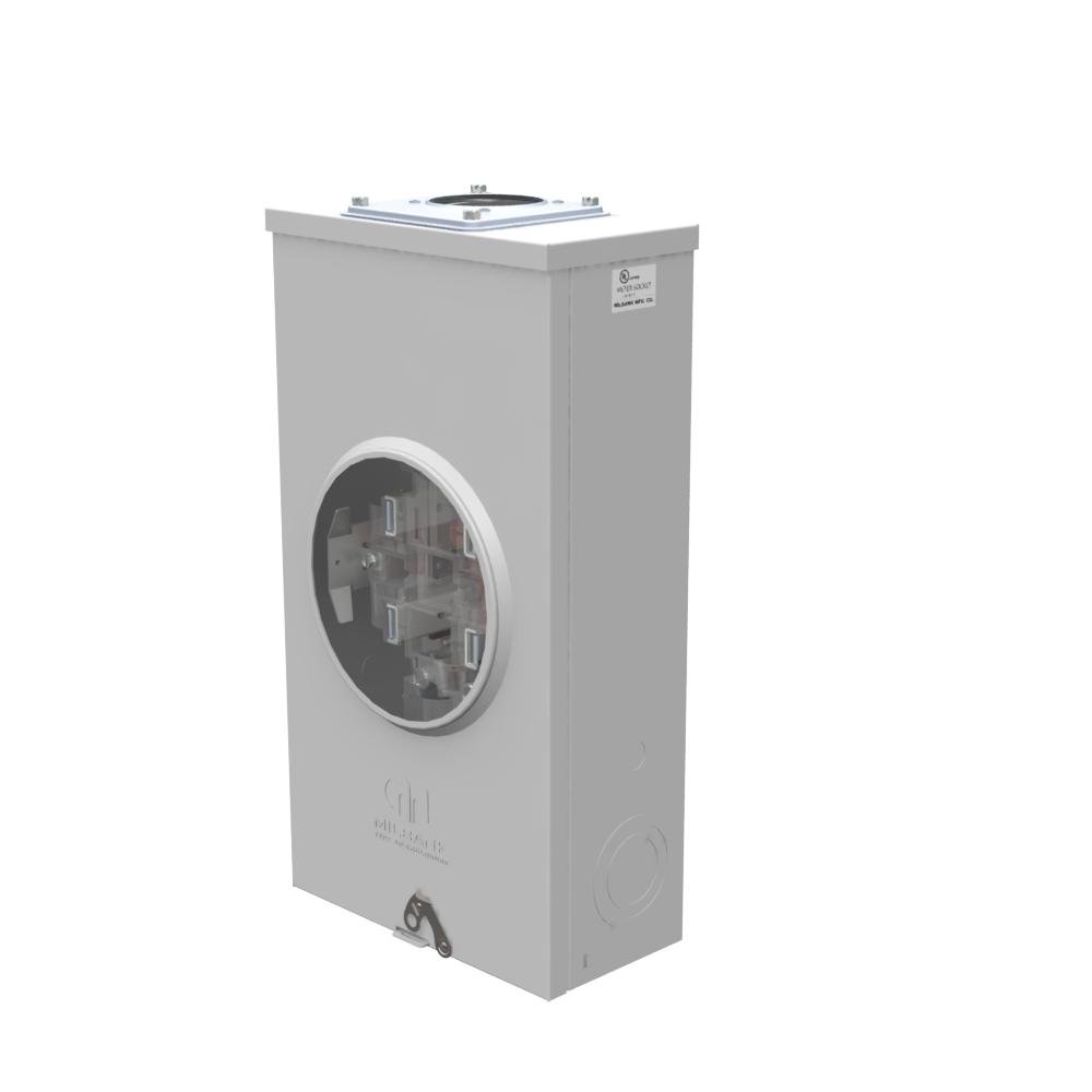 Picture of U9800-RRL-QG-BL-NE - 4 Terminal Ringless Large Hub Open Adapt To Small Hub Open Lever Bypass 9-16 In Barrel Lock With Bracket Provision New England