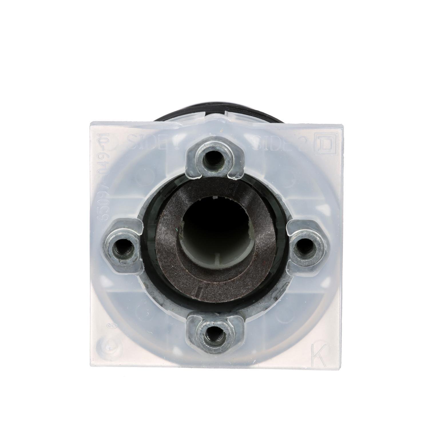 Picture of 9001KS52B - 30mm Push Button, Type K, selector switch, 3 position, B cam, spring return both sides to center, black knob