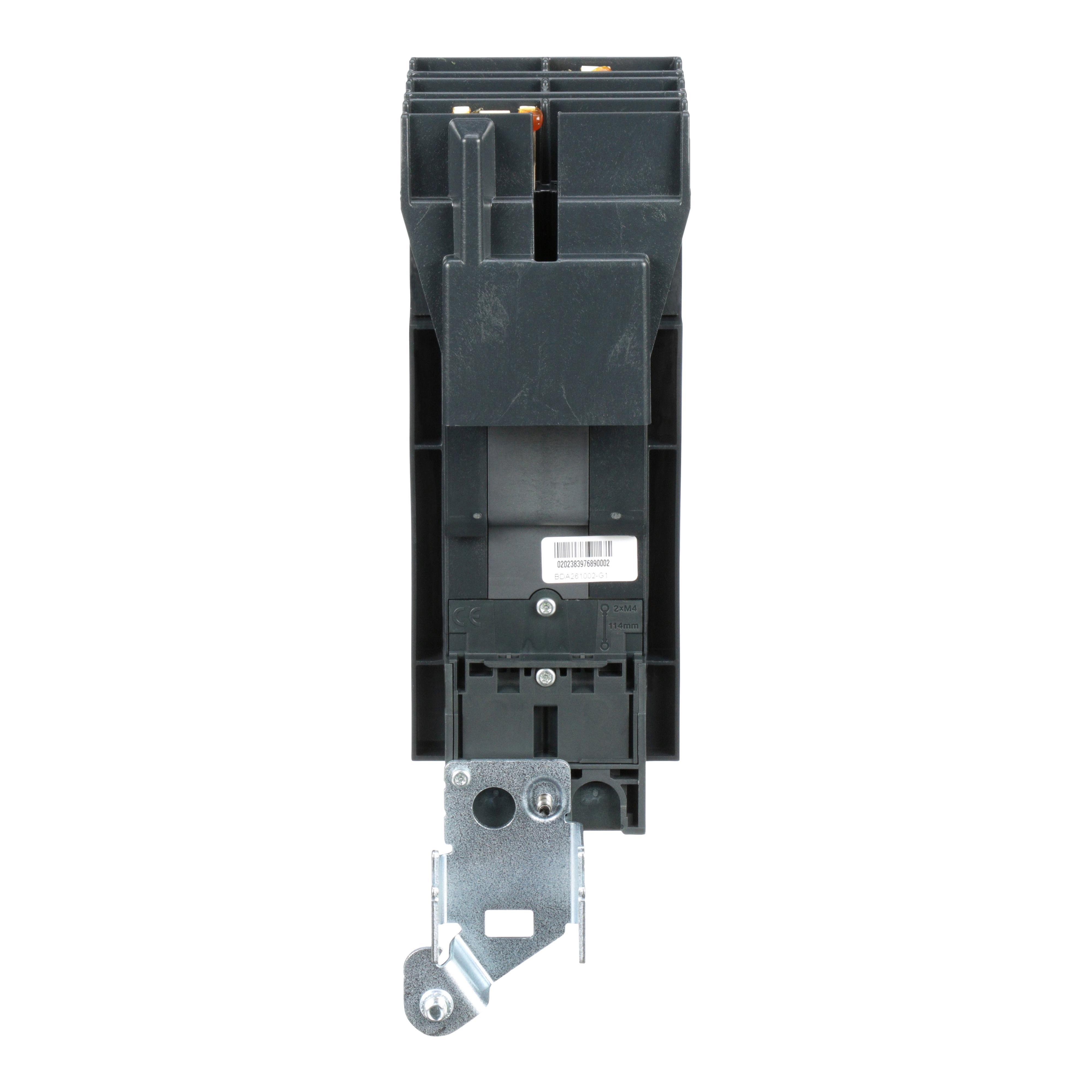 Picture of BDA260202 - Circuit breaker, PowerPacT B, 20A, 2 pole, 600Y/347VAC, 14kA, I-Line, thermal magnetic, 80%, AC