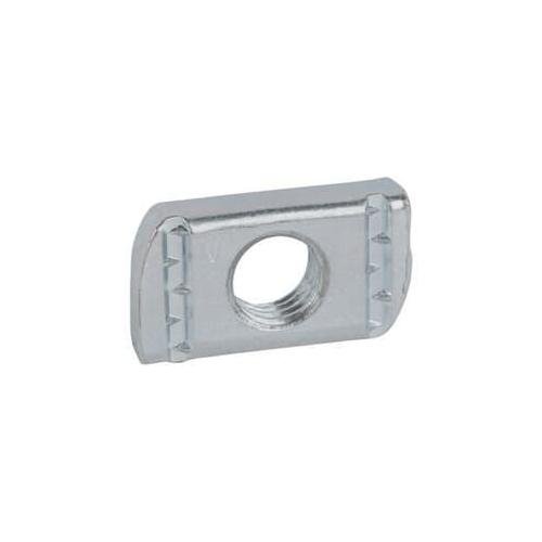 AB100 1/4 - Series 100 Springless Nut With Electro-Galvanized Finish, 1/4 in.