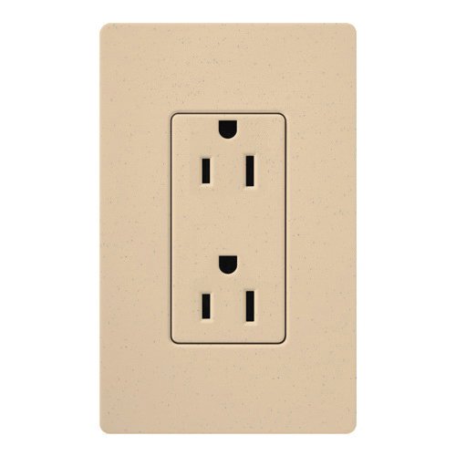 SCR-15-SW - SATIN COLOR 15 AMP RECEPTACLE SNOW