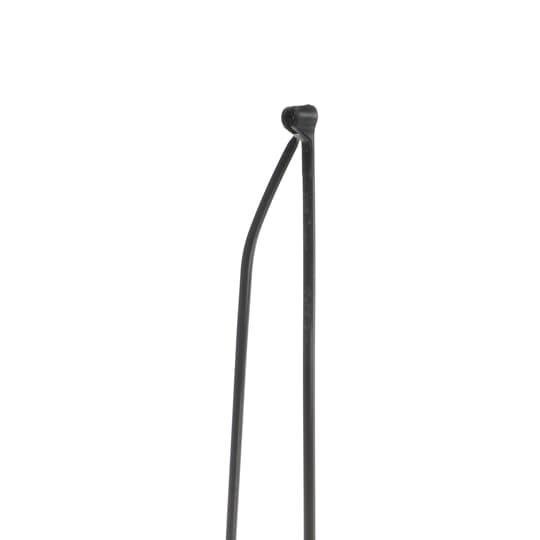 Picture of TY25MX - High Performance Cable Tie, Weather and Ultraviolet Resistant for Indoor and Outdoor Applications, Black Color Nylon 6.6, Length of 186mm (7.3 Inches) for Bundle Diameter up to 48mm (1.89 Inches), Width of 4.67mm (0.184 Inch), Tensile Strength Ra