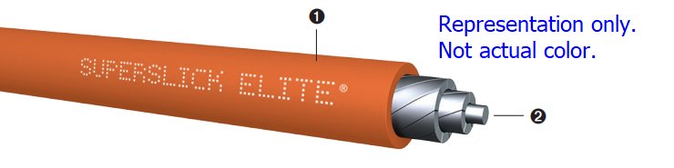 XHHW2ALRD5000 WIRE 2-XHHW-2 ALUMINUM 5000FT REEL RED