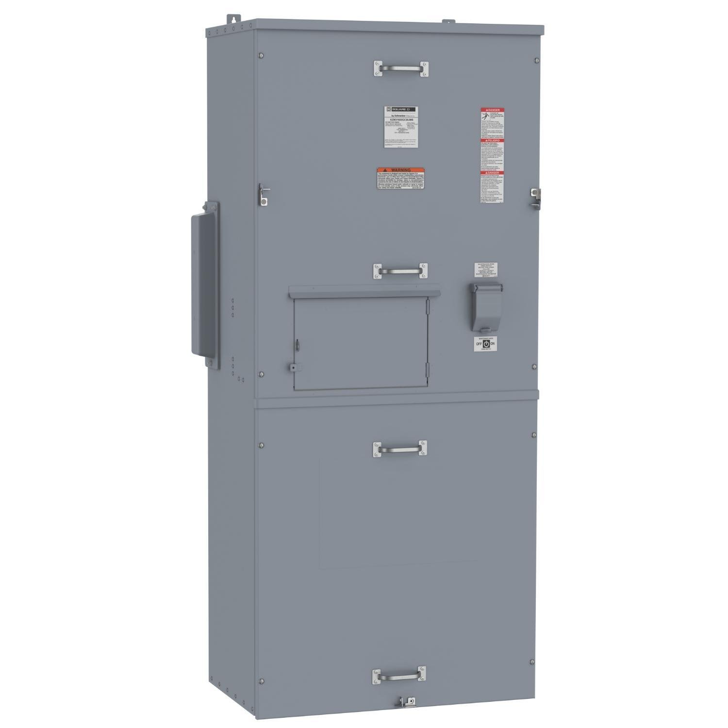 EZM31600GCBUMS - Main circuit breaker unit, EZ Meter-Pak, 1600A, 240VAC max, 3ph/4W, 1200A bus, 65kA, UG, Type 3R, ERMS