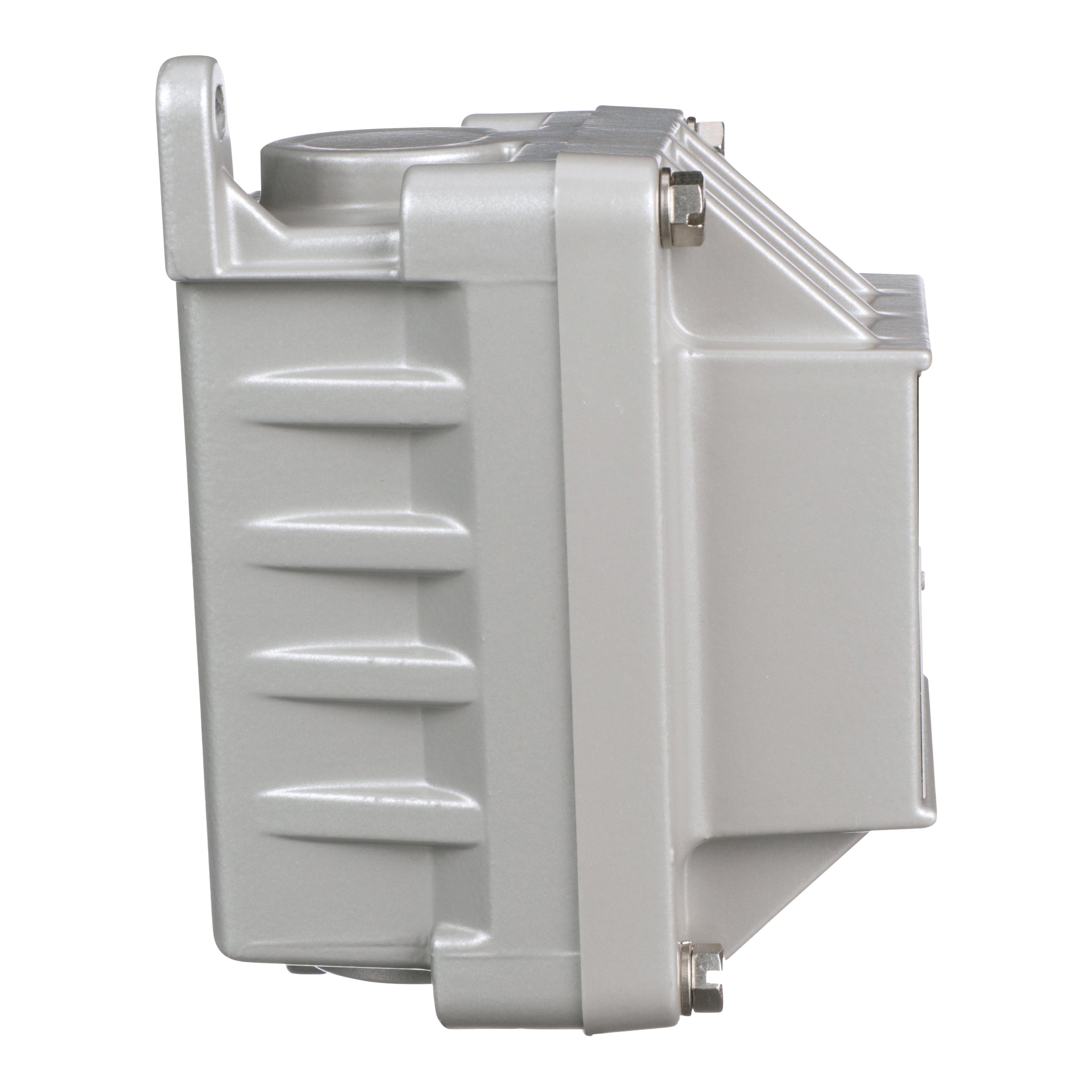 Picture of 2510KR2 - Switch, manual, 30A, 3 pole, 10 HP at 575 VAC, three phase, toggle operated, no indicator, NEMA 7/9, one conduit opening