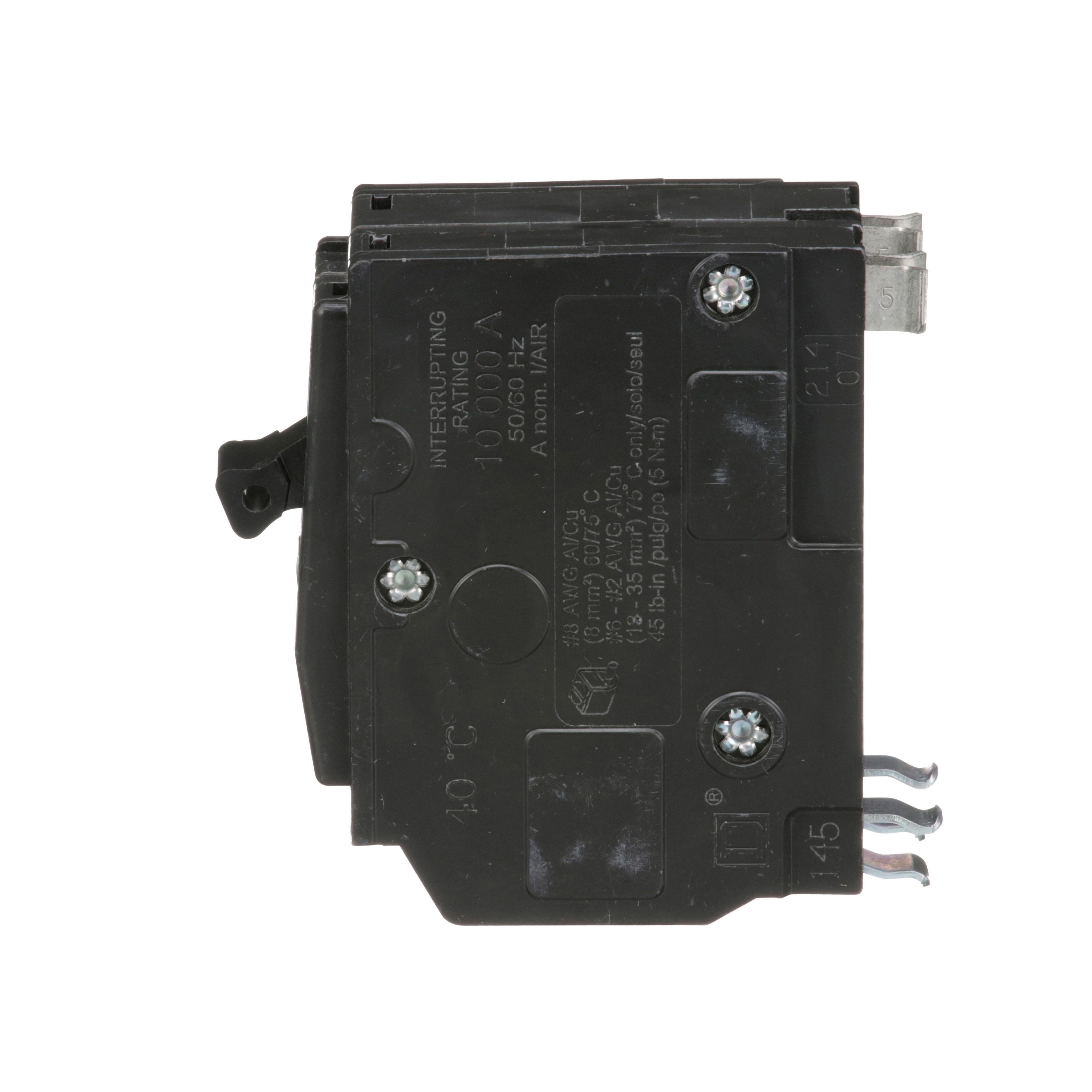 Picture of QO235 - Mini circuit breaker, QO, 35A, 2 pole, 120/240VAC, 10kA, plug in