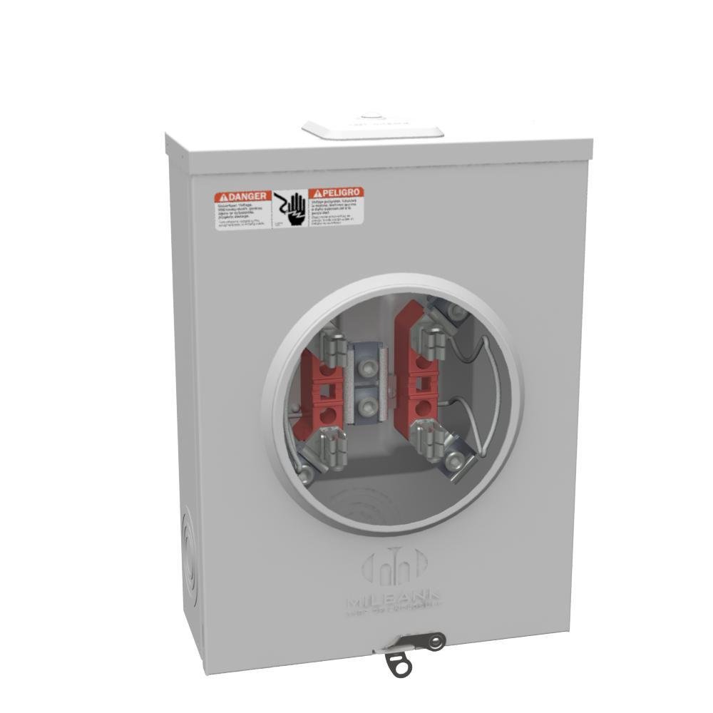 Picture of U7040-XL-TG - 4 Terminal Ringless Small Closing Plate Triplex Ground