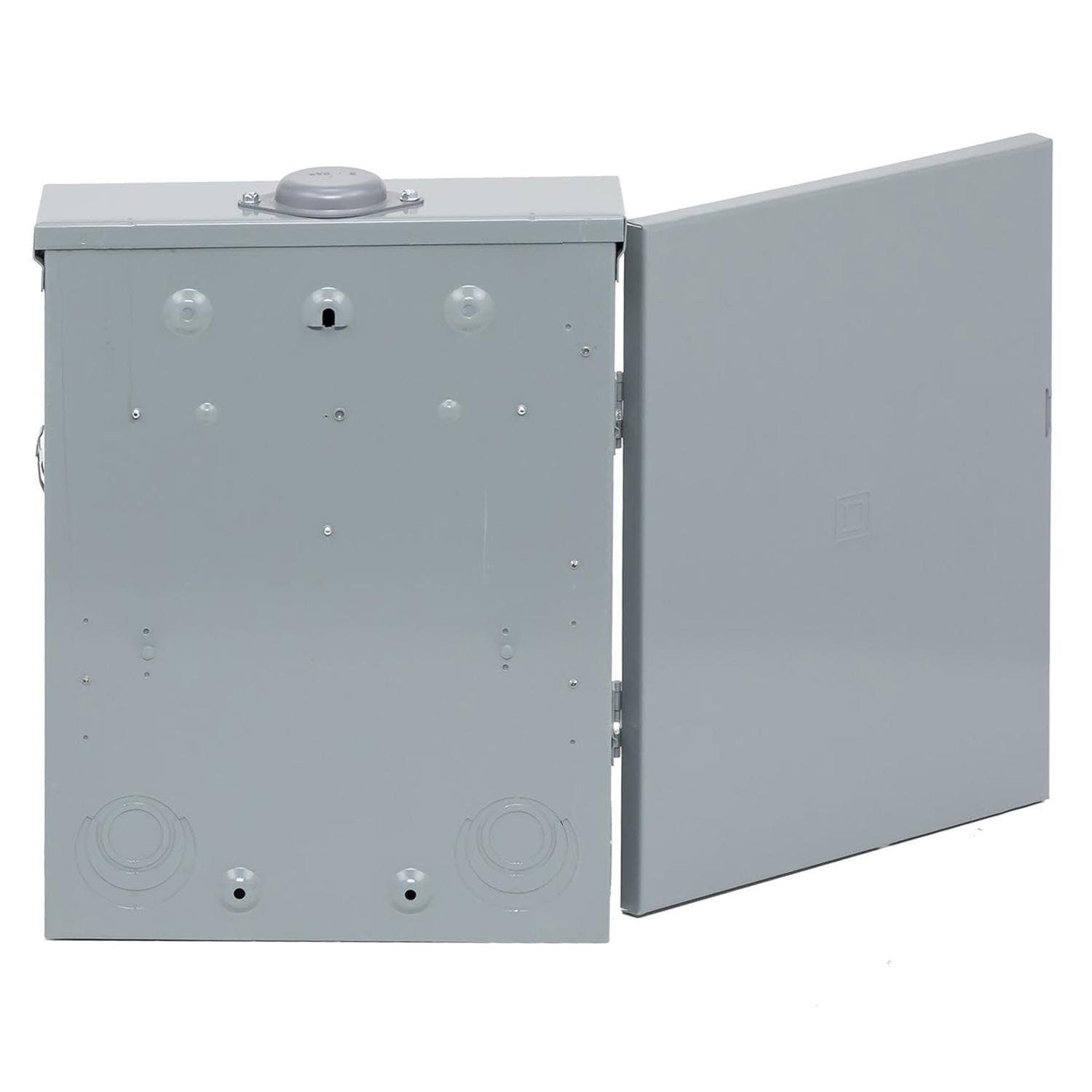 Picture of QO112M100PRB - Load center, QO, 1 phase, 12 spaces, 24 circuits, 100A convertible main breaker, PoN, NEMA3R