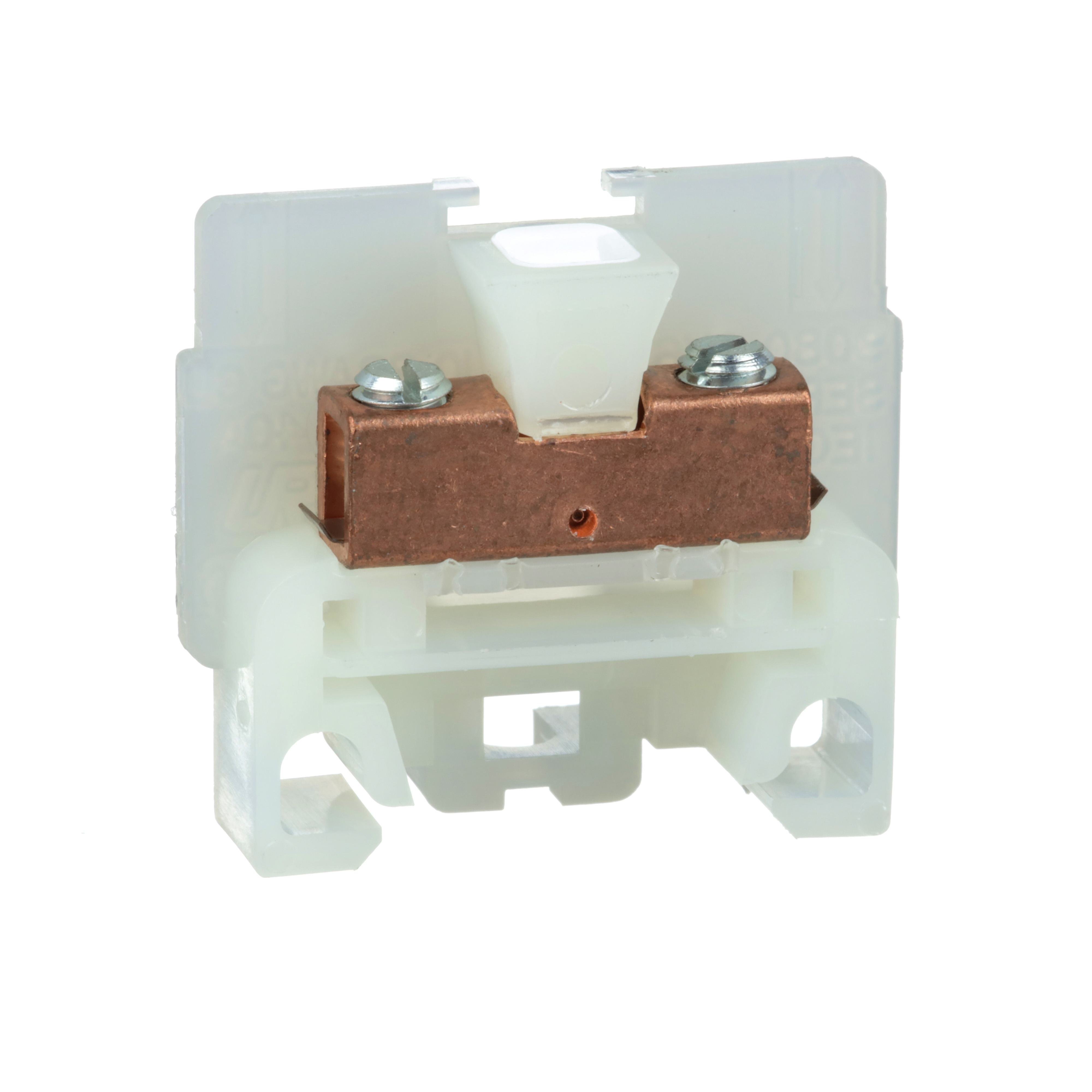 Picture of 9080GK6 - Terminal block, Linergy, box connector, natural colored block, 40A, 600 V