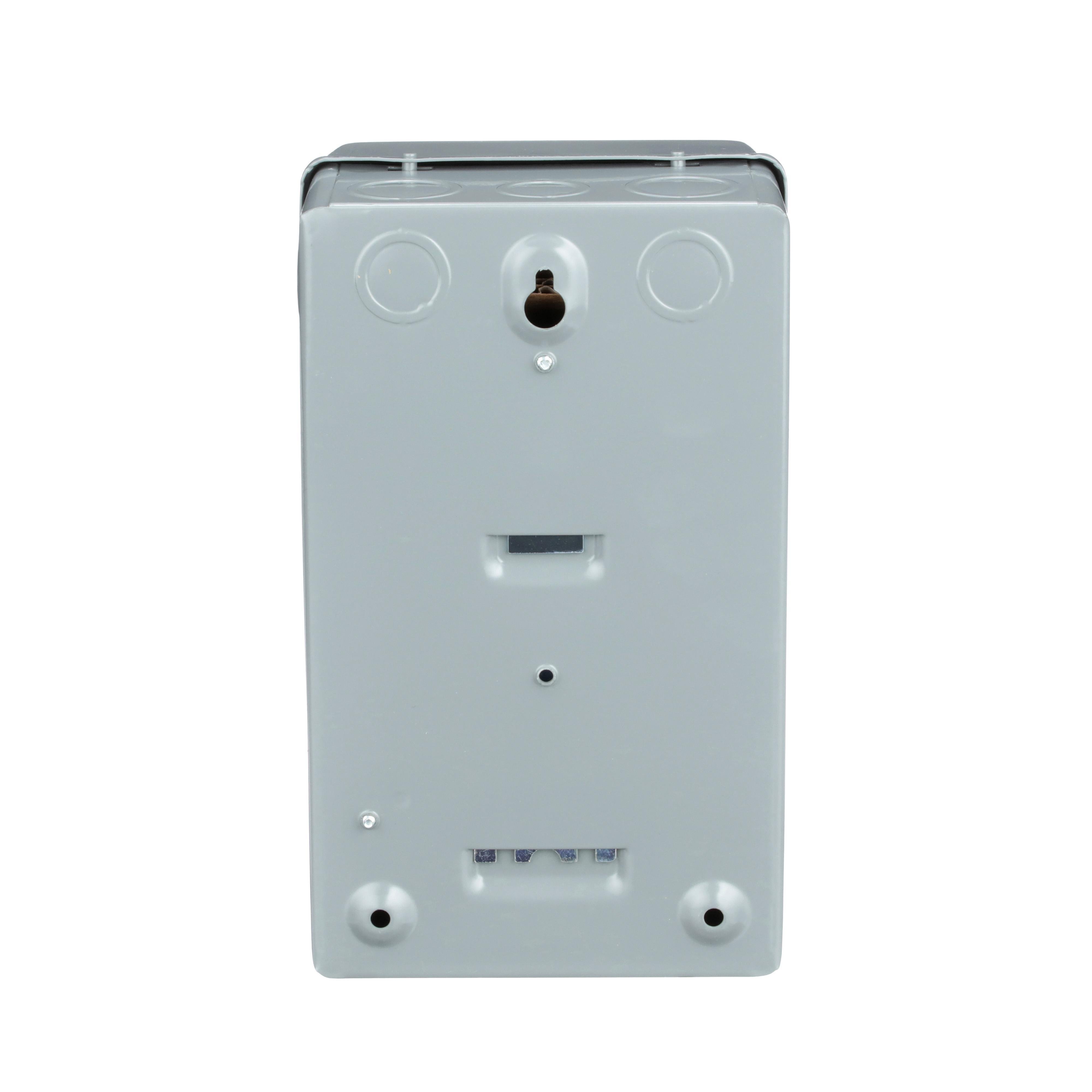 Picture of 8536SBG2V06 - NEMA motor starter, Type S, nonreversing, Size 0, 18A, 5HP at 460VAC, 5kA SCCR, 3 phase, 3 pole, melting alloy, 480VAC coil, NEMA 1 [TAA]