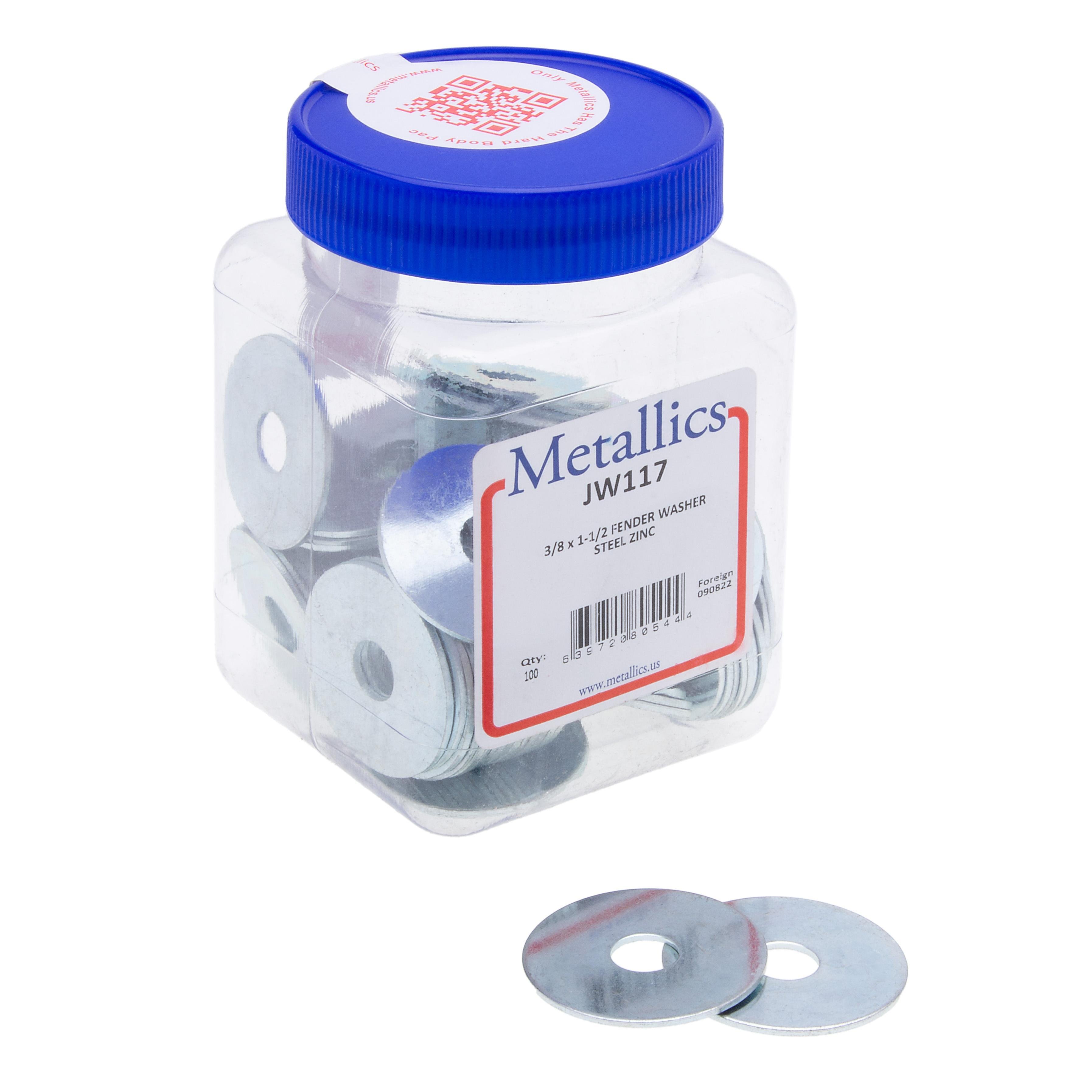 JW117 - Washers 3/8 X 1-1/2 Fender St-zn (Jar 100)