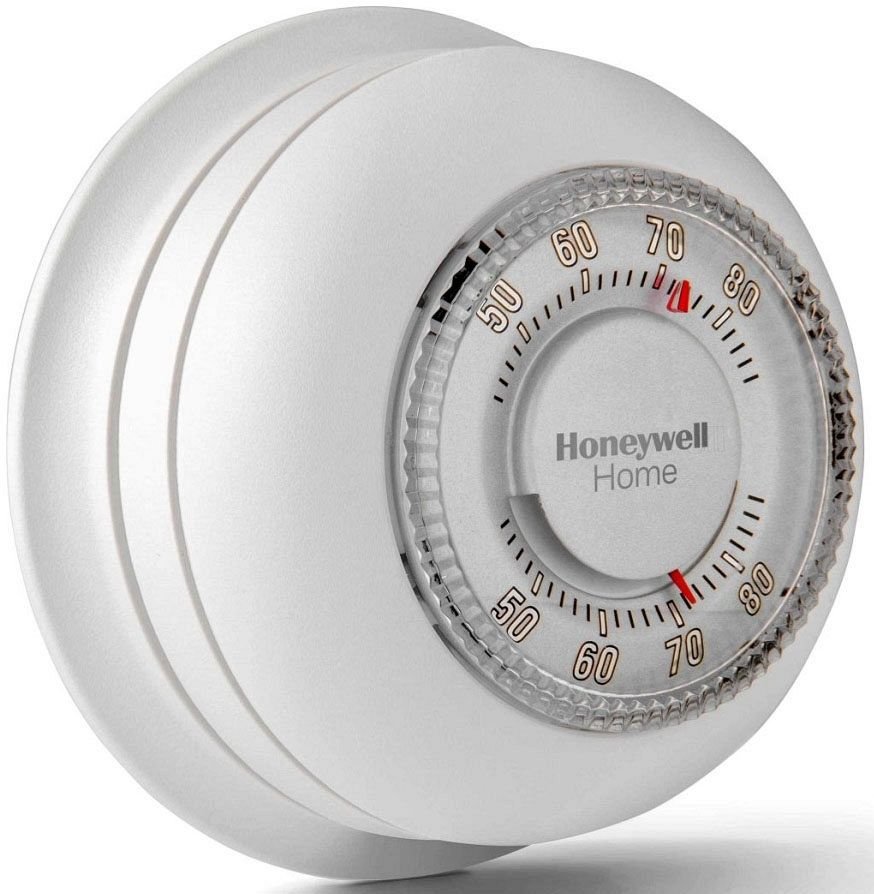 T87K1007/U - Thermostat, Round™, Mercury Free, Manual