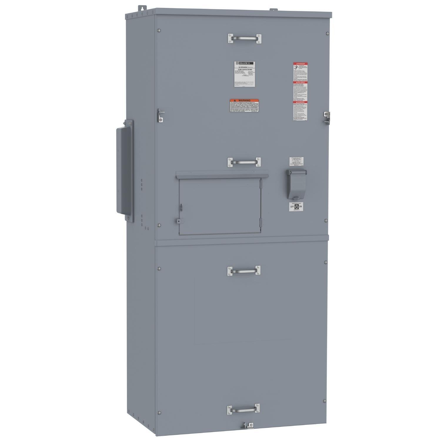 EZM11600GCBUMS - Main circuit breaker unit, EZ Meter-Pak, 1600A, 120/240VAC, 1ph/3W, 1200A bus, 65kA, UG, Type 3R, ERMS