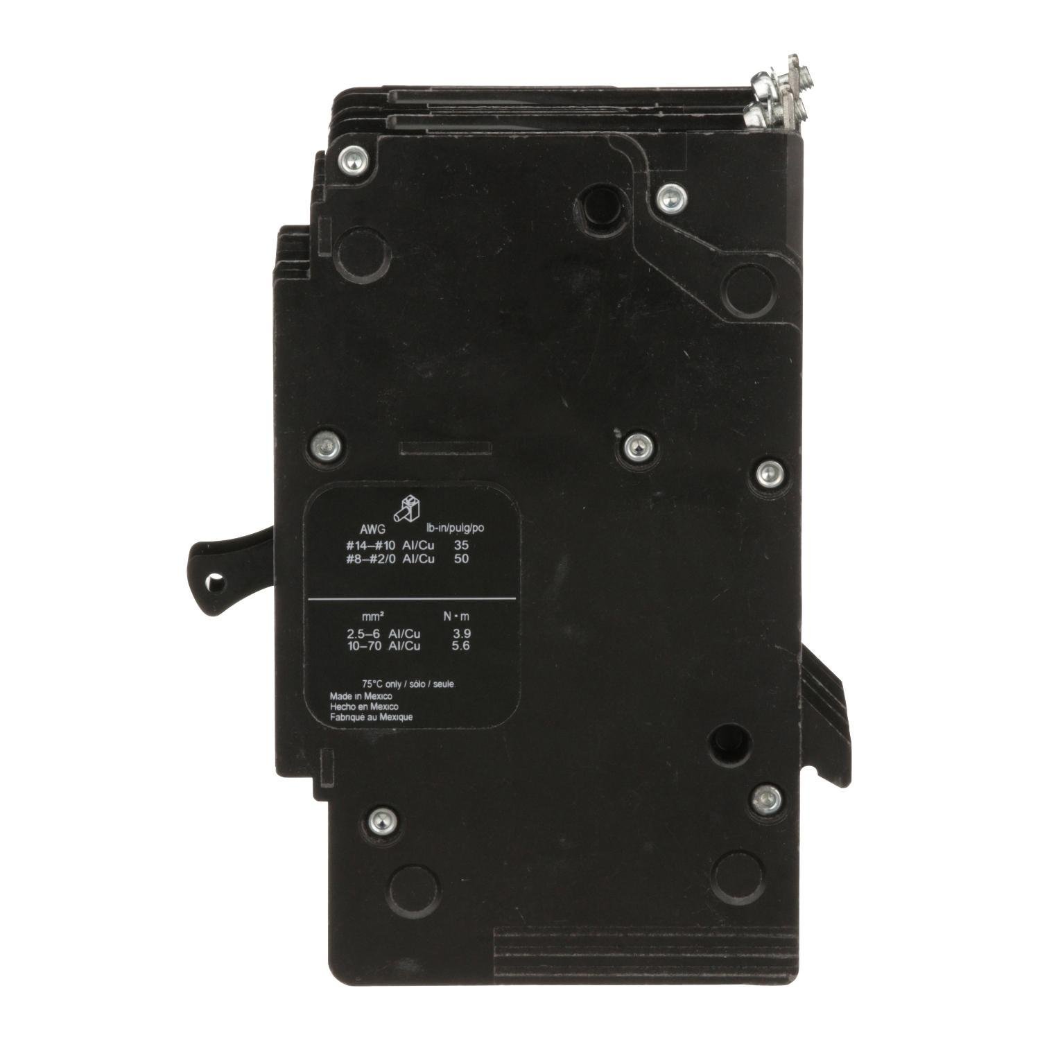Picture of EGB24060 - Mini circuit breaker, E-Frame, 60A, 2 pole, 480Y/277VAC, 65kA max, bolt on [TAA]