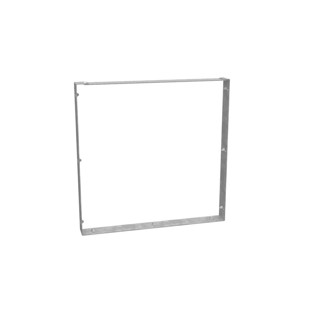 1212GC - Wireway Connector Non UL Listed 12x12 Wireway Hinge And Screw Cover ANSI 61 Gray Steel