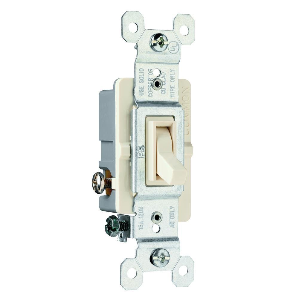 663-LAG - NAFTA-Compliant Trademaster Grounding Toggle Switch, Light Almond
